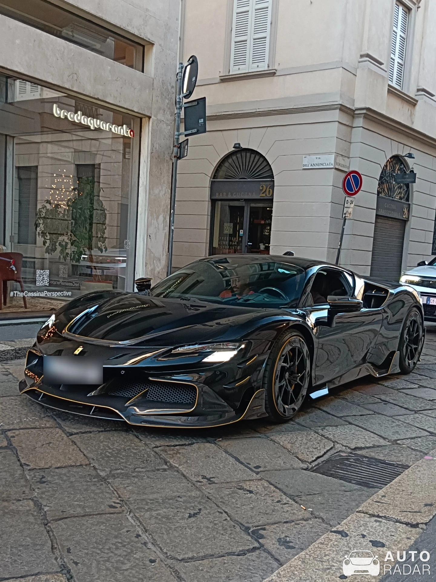 Ferrari SF90 Mansory F9XX spotted in Milano