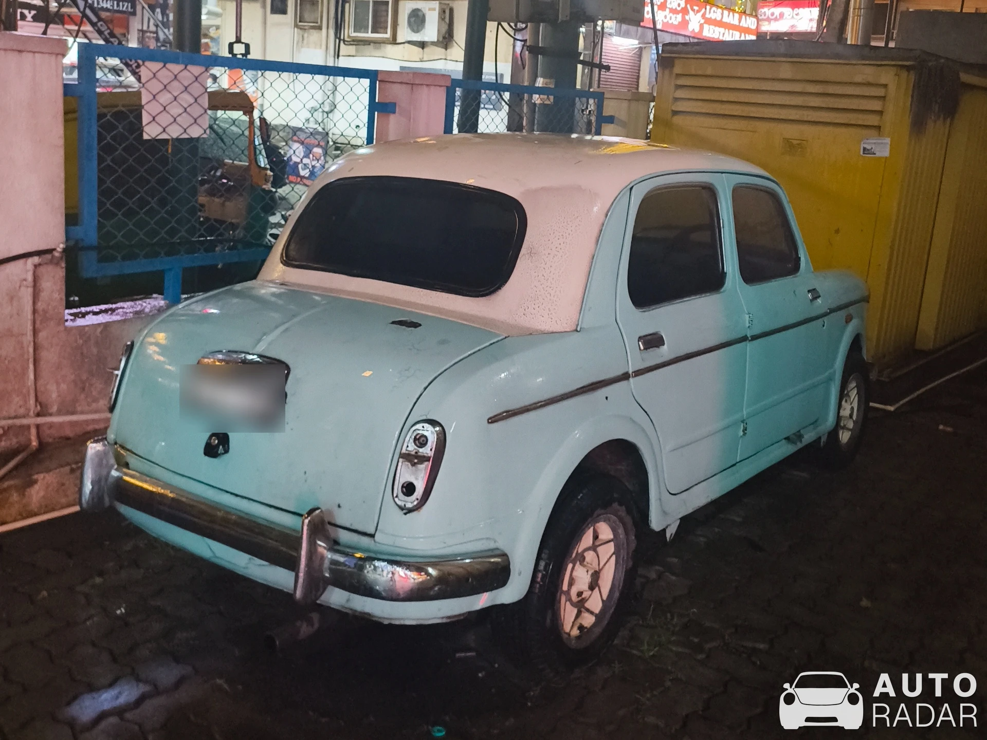 Fiat 1100 ELR spotted in Bengaluru