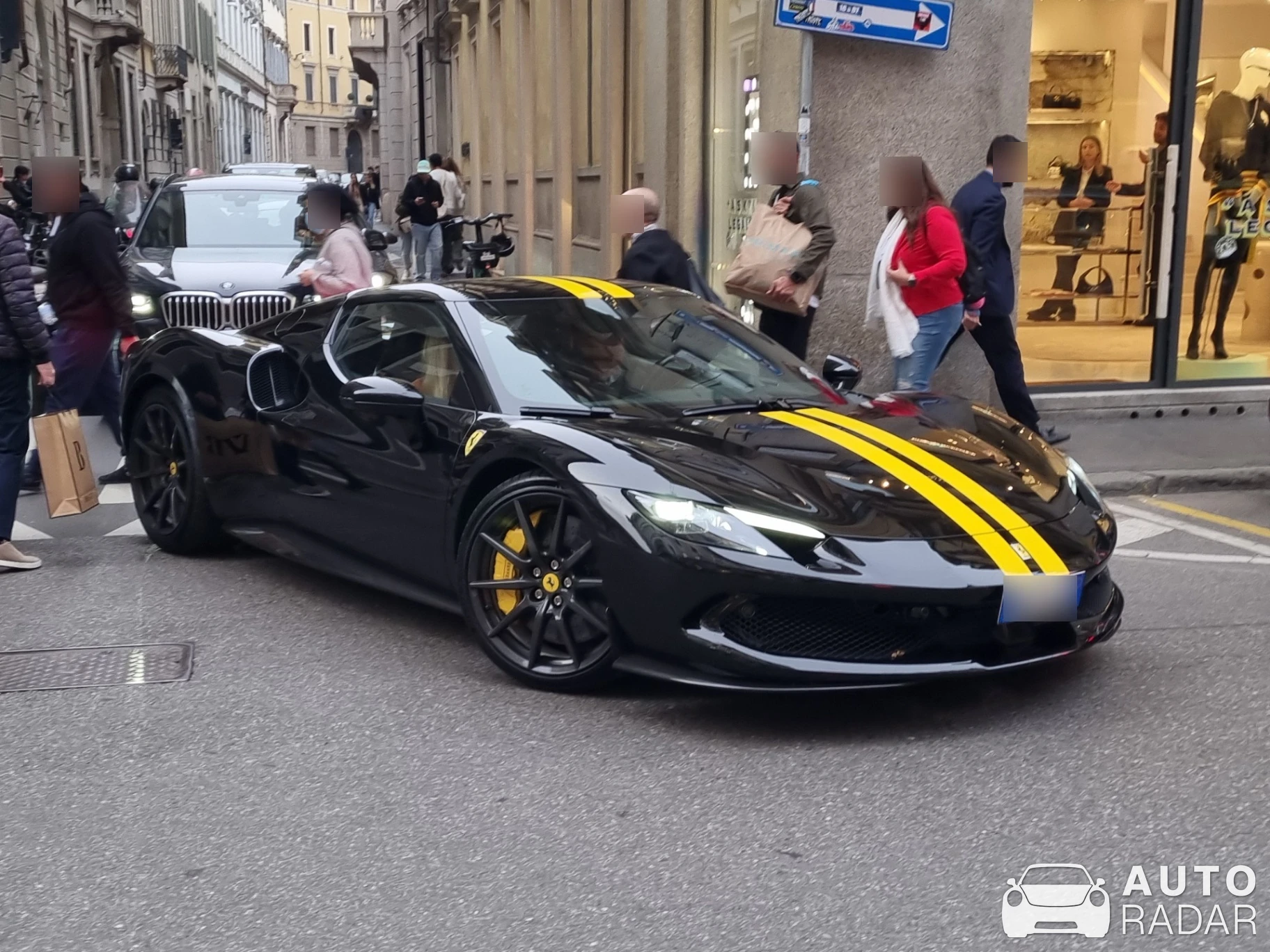 Ferrari 296 GTB spotted in Milano, Italia