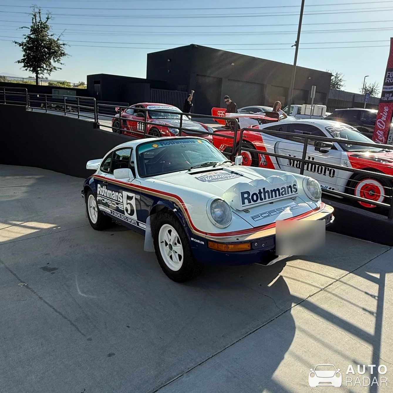 Porsche 911 SC/RS Rothmans Safari Tribute spotted in Santa Clarita