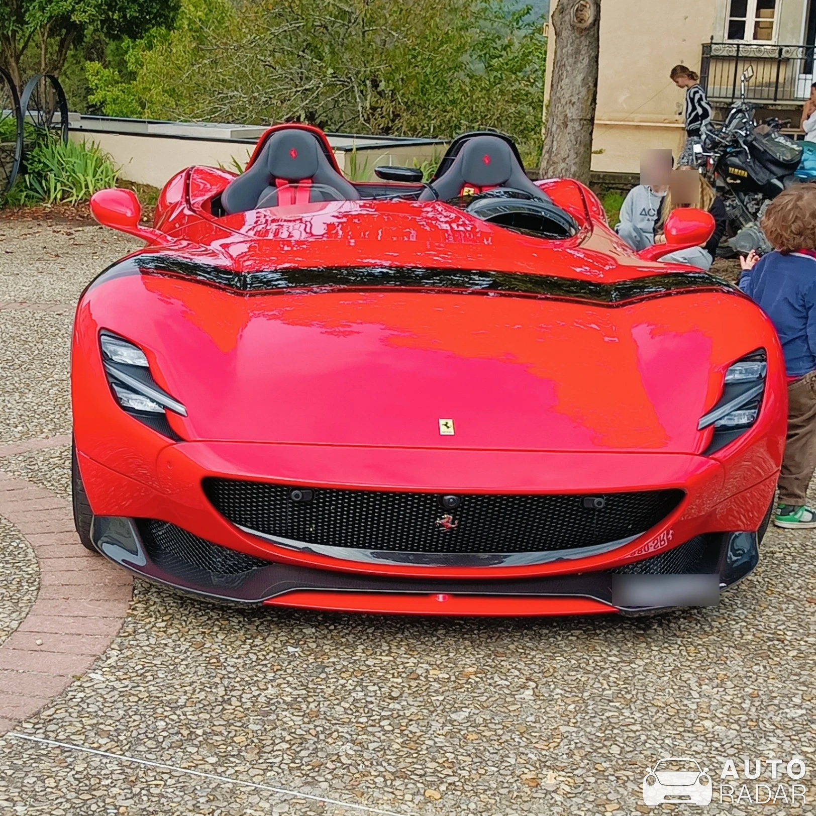 Ferrari Monza SP2 spotted in Najac, France