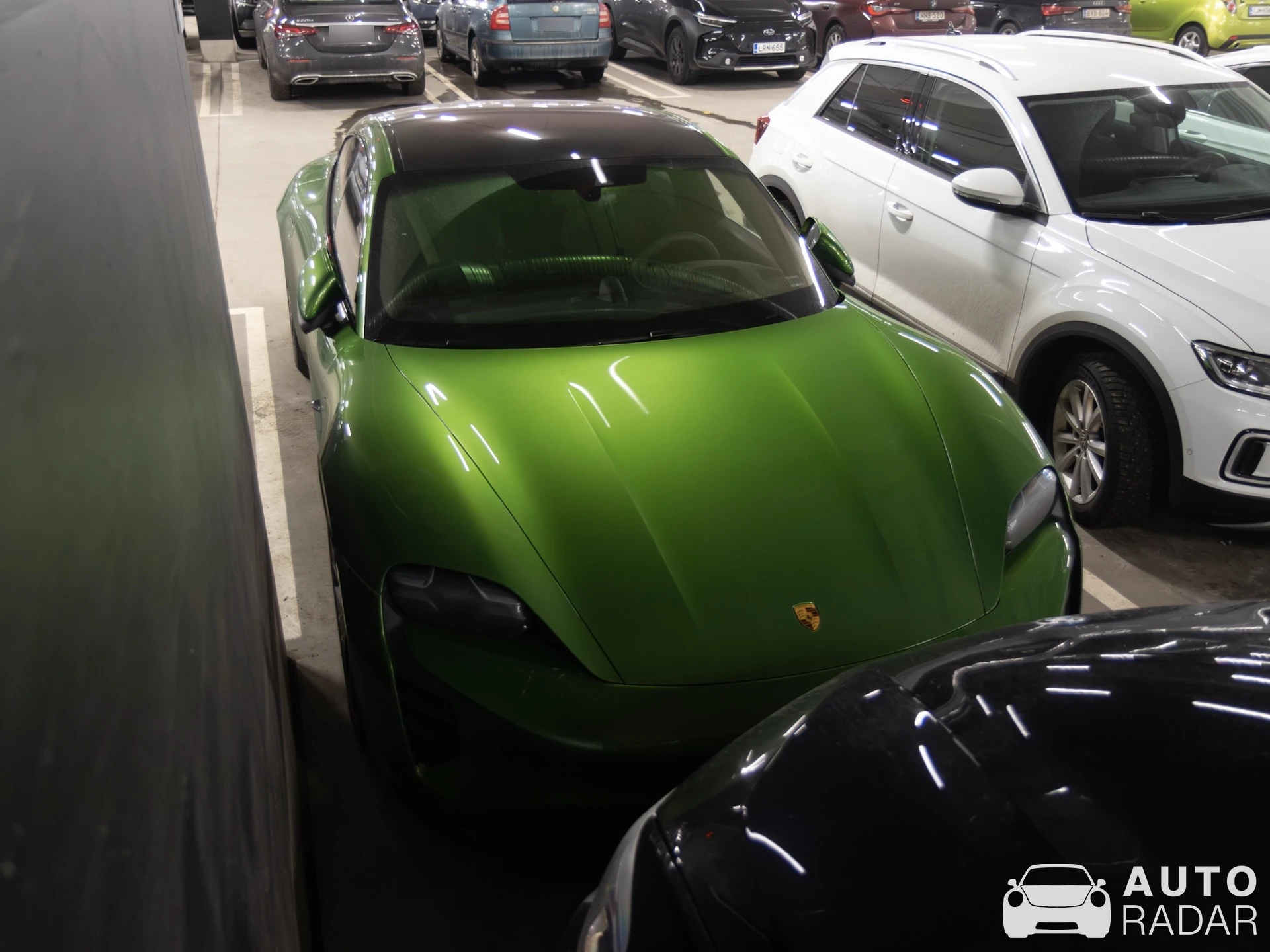 Porsche Taycan GTS spotted in Vantaa, Finland