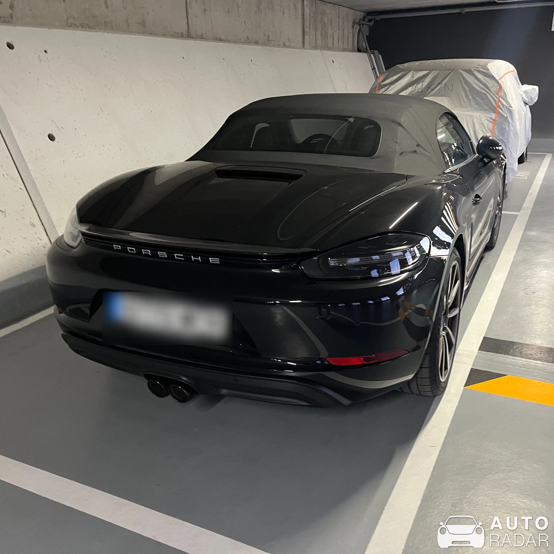 Porsche 718 Boxster spotted in Barcelona, España