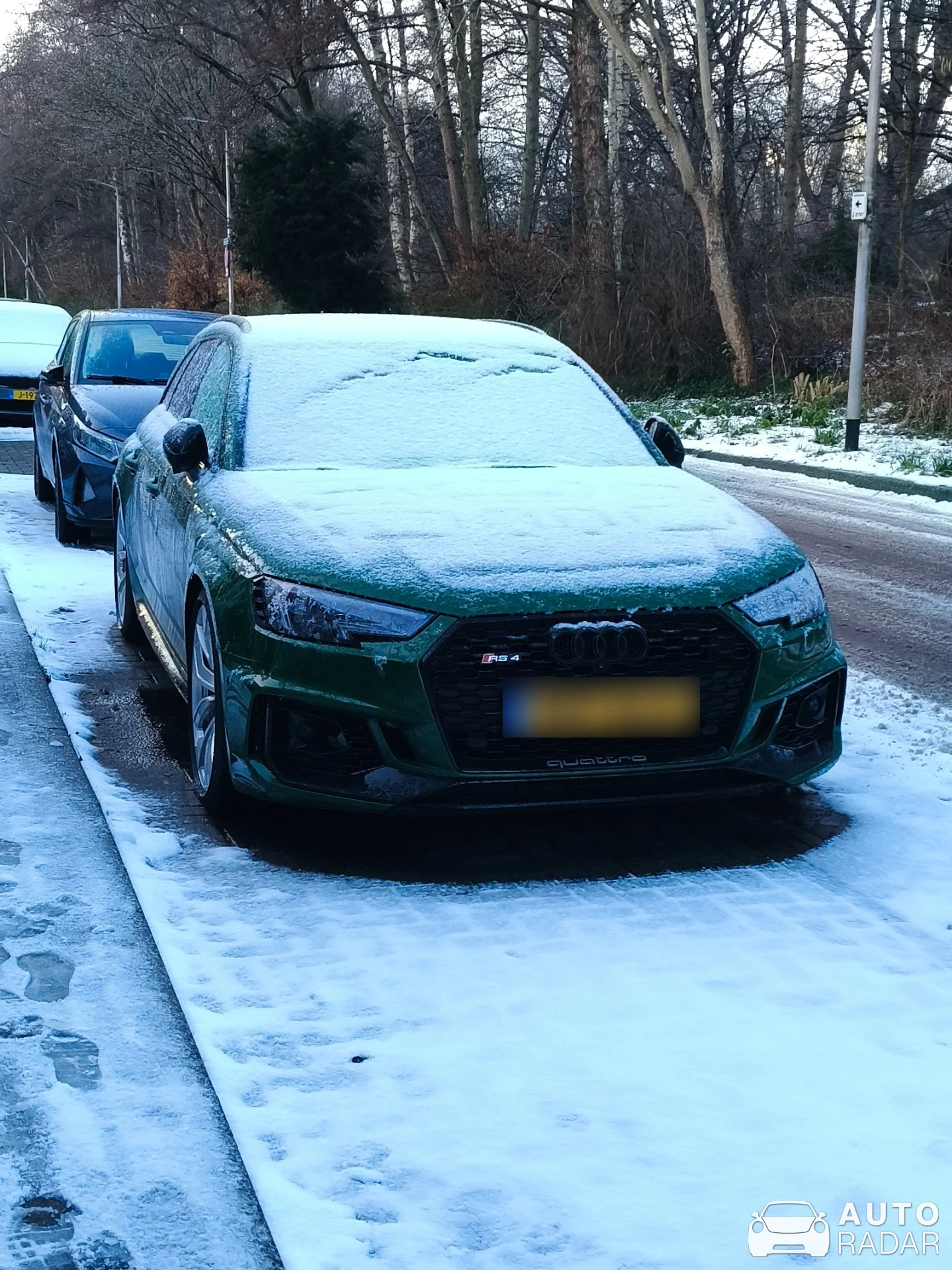 Audi RS4 Avant B9 spotted in Amstelveen, Netherlands