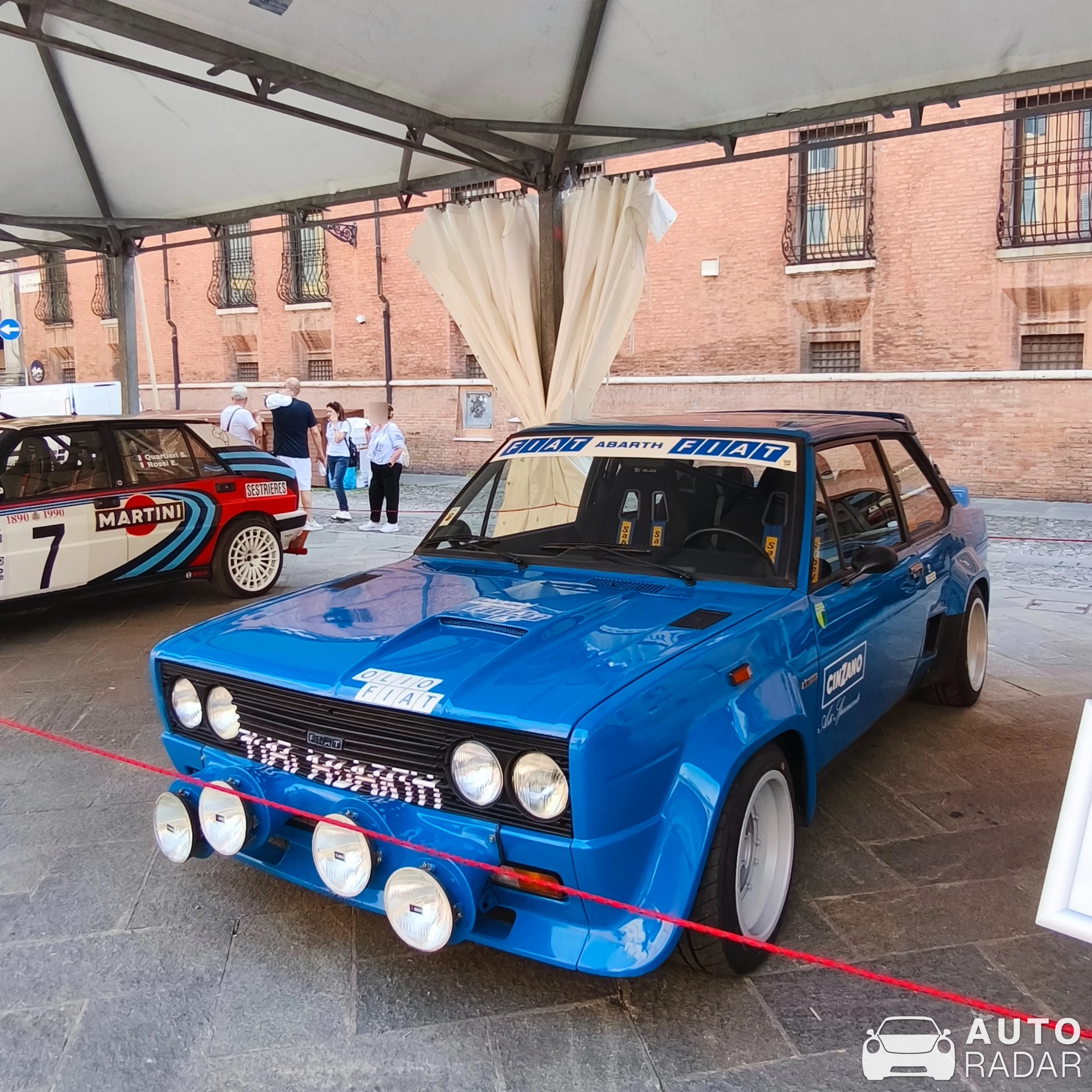 Fiat 131 spotted in Modena