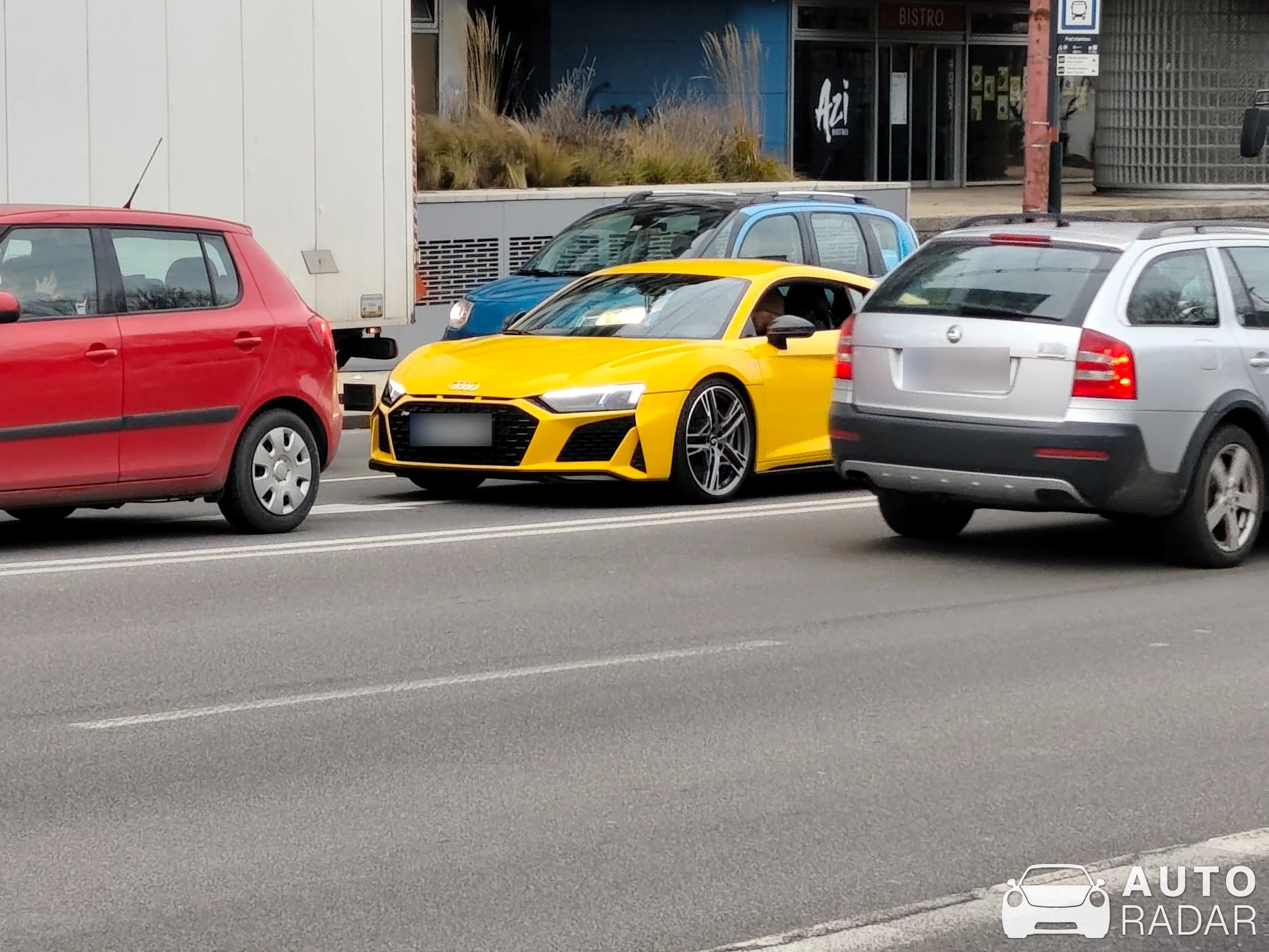 Audi R8 V10 spotted in Bratislava, Slovakia