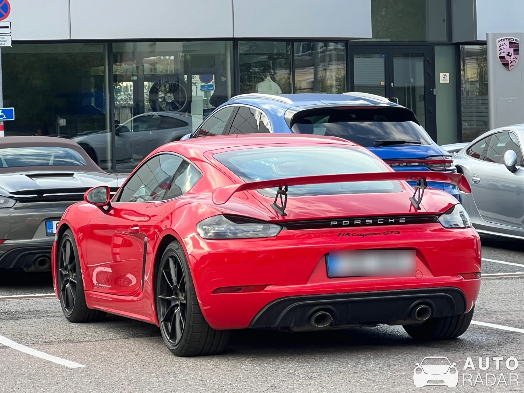 Porsche 718 Cayman GTS spotted in Tallinn, Estonia