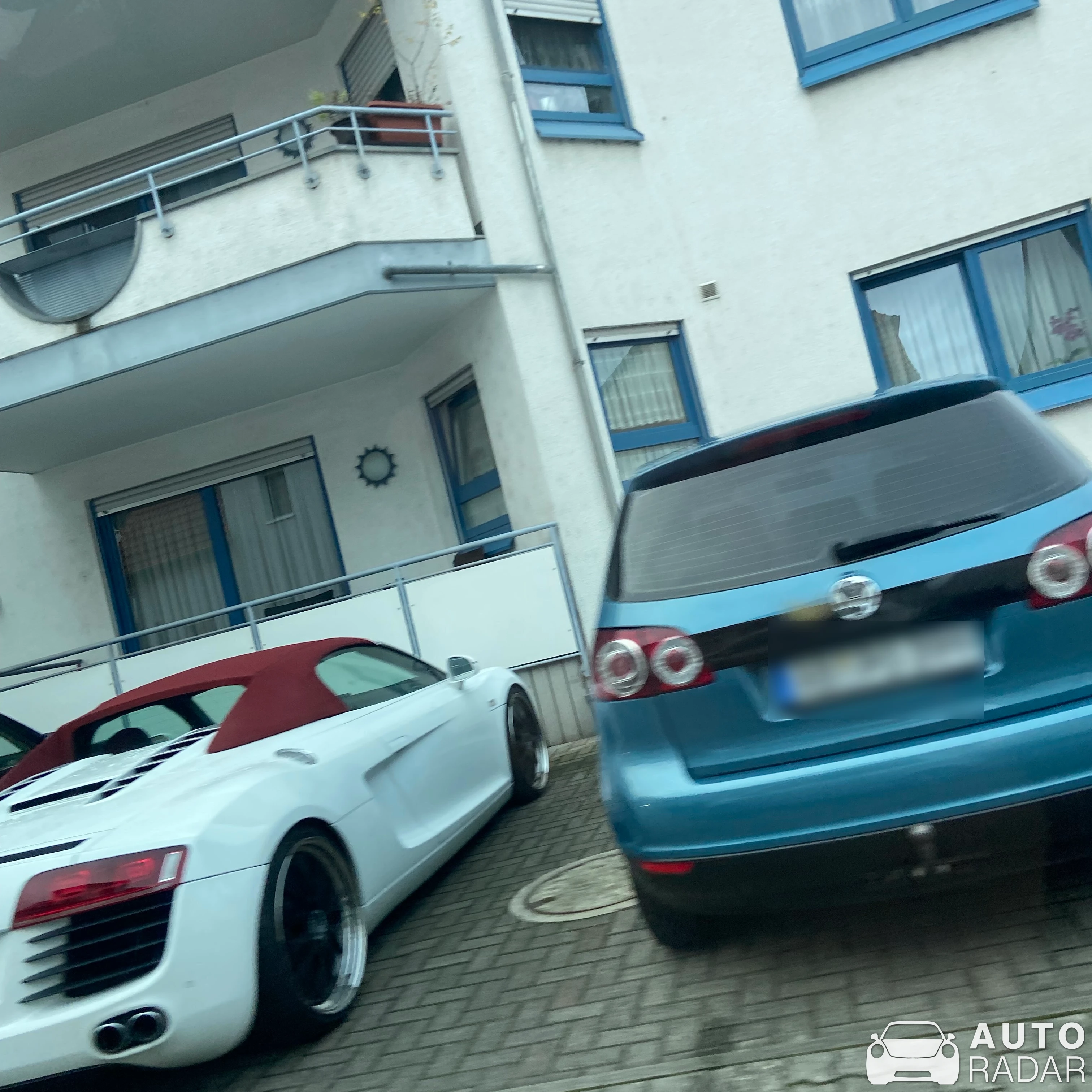 Audi R8 V8 Spyder spotted in Aschaffenburg