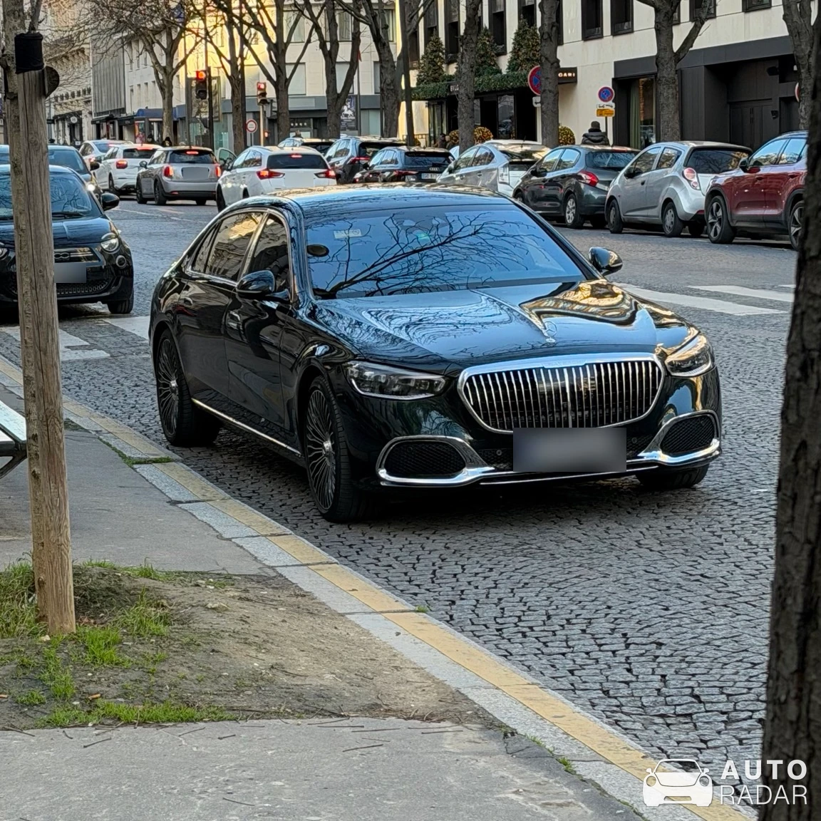 Mercedes-Benz S 580 X223 spotted in Paris, France