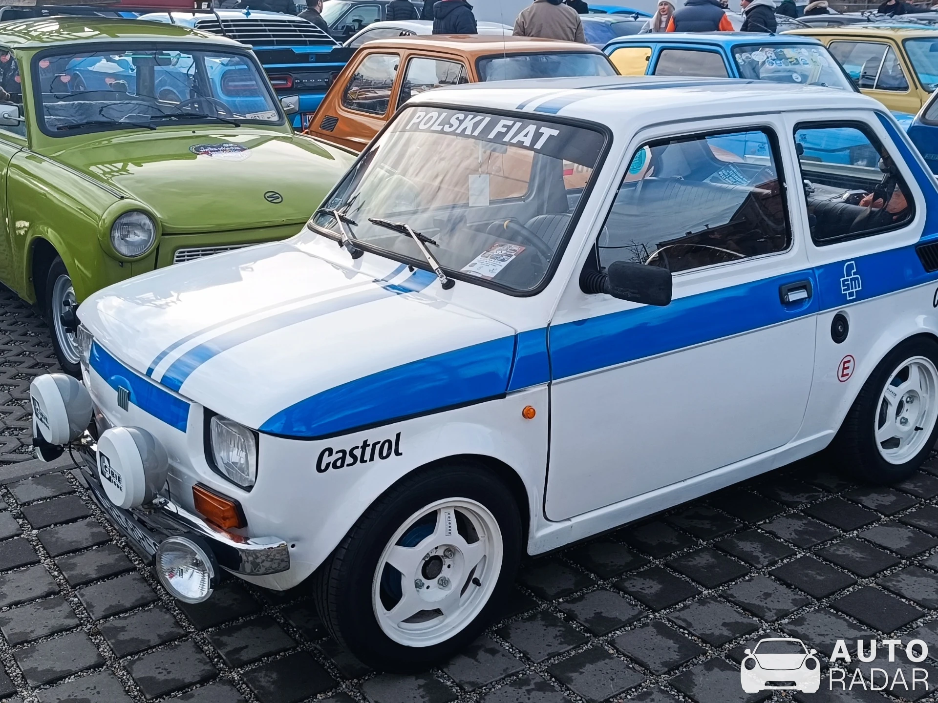 Polski Fiat 126p spotted in Rybnik, Polska