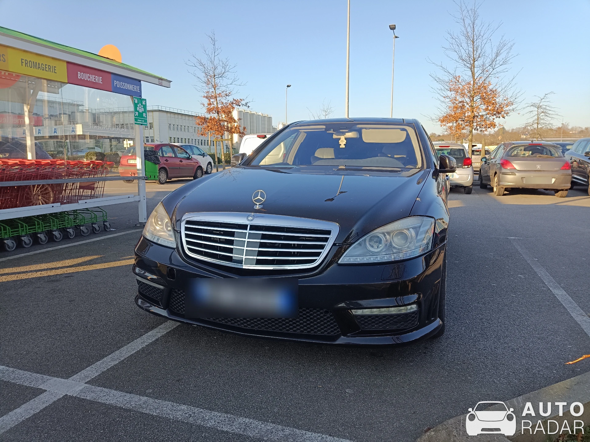 Mercedes-Benz S 63 AMG W221 spotted in Quimper, France