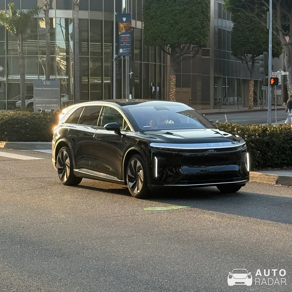 Lucid Gravity spotted in Beverly Hills, United States