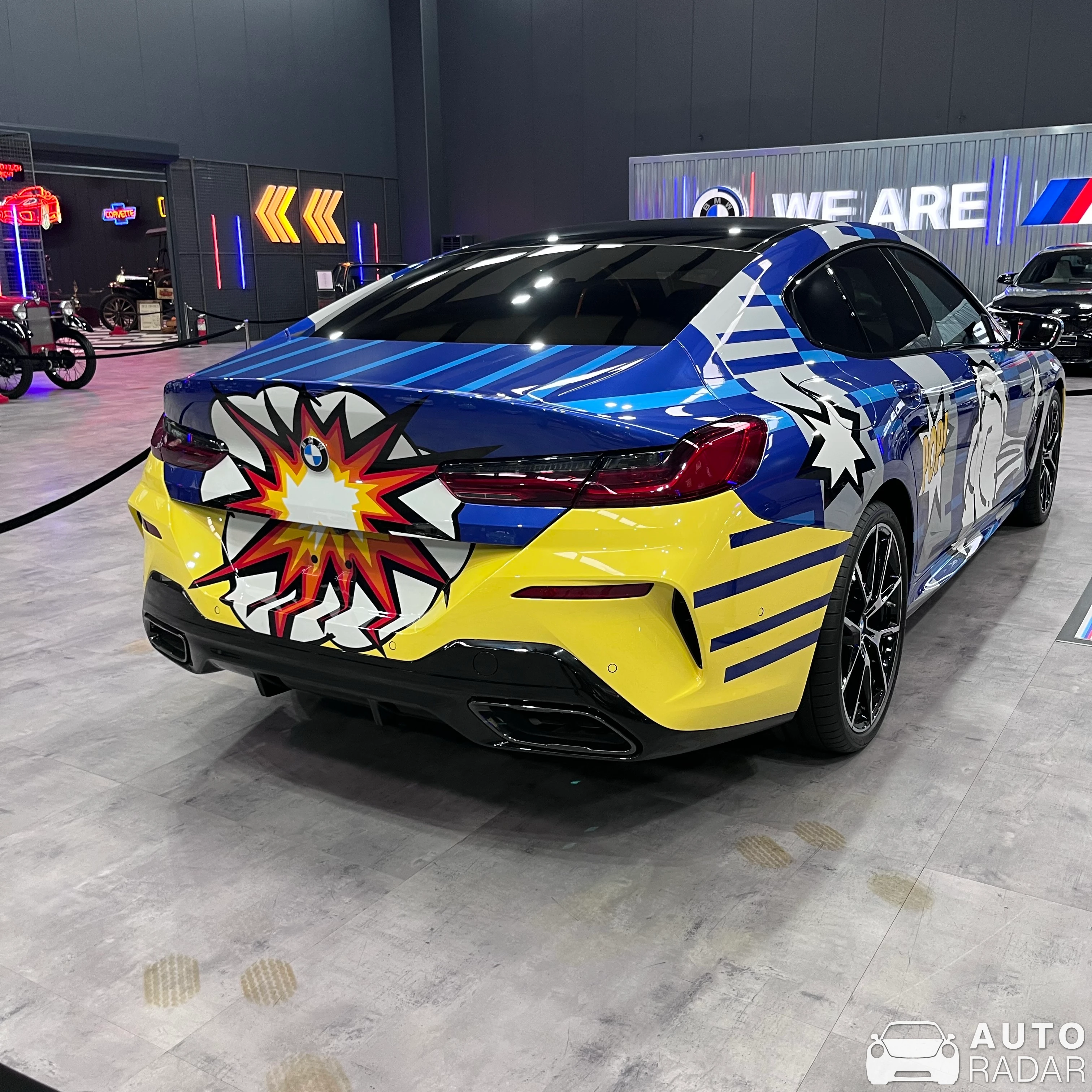 BMW M850i G16 Gran Coupé 'The 8 x Jeff Koons' spotted in Torbali