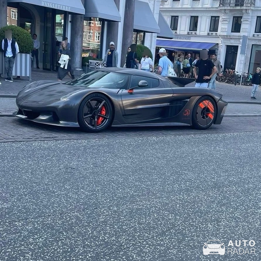 Koenigsegg Jesko Attack Ghost Le Mans spotted in København