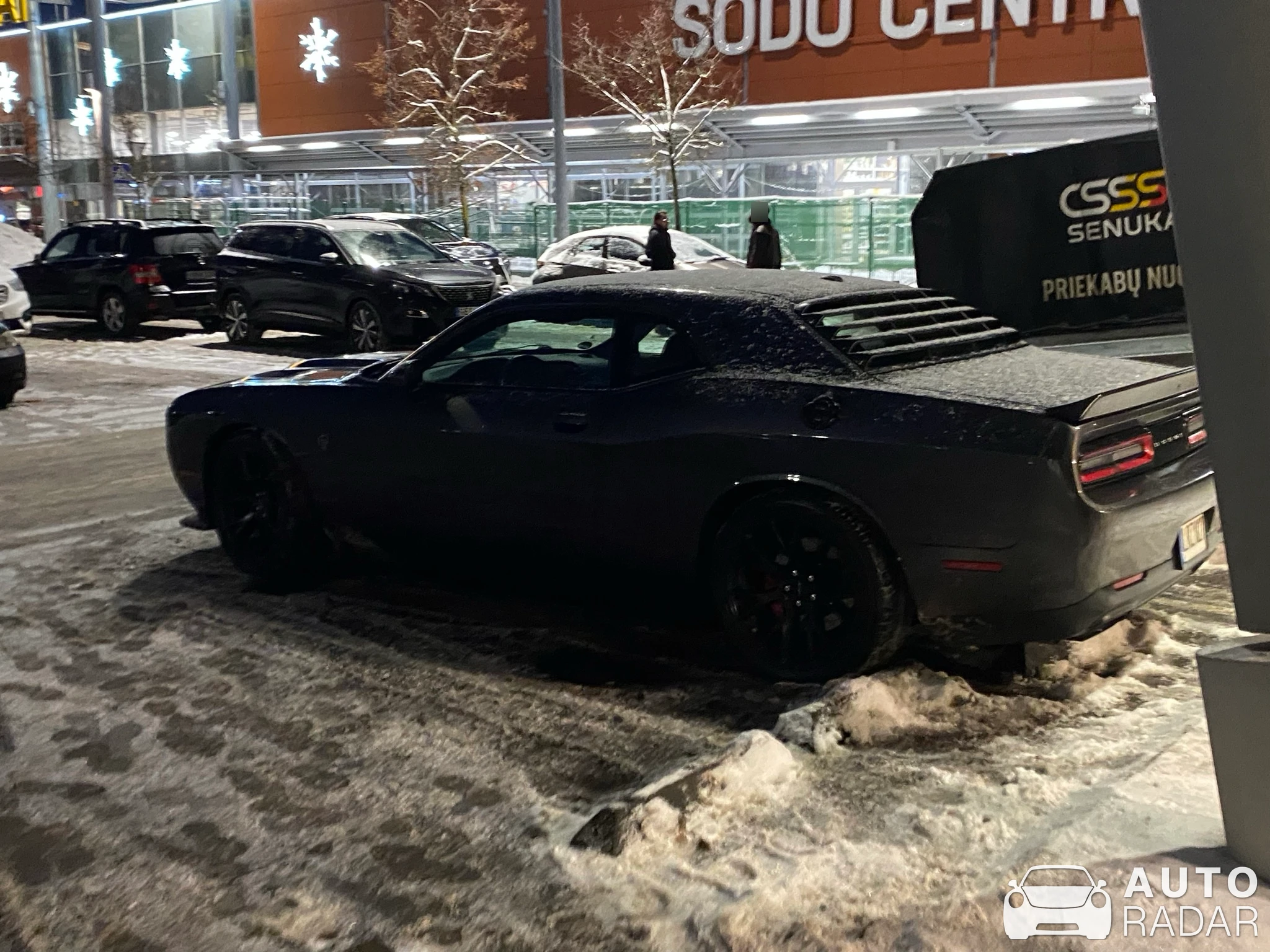 Dodge Challenger SRT Hellcat spotted in Vilnius, Lietuva
