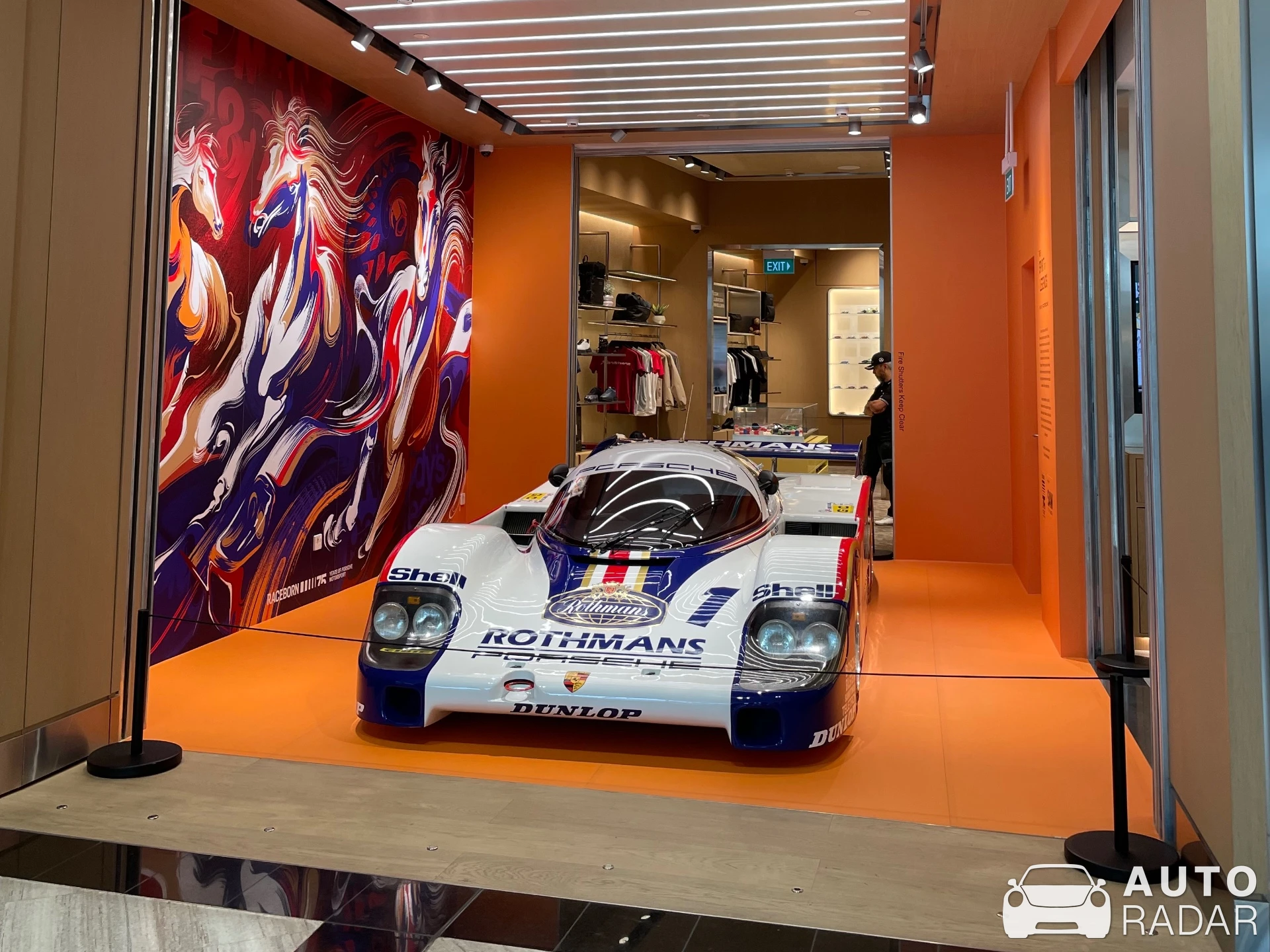 Porsche 956 spotted in Singapore