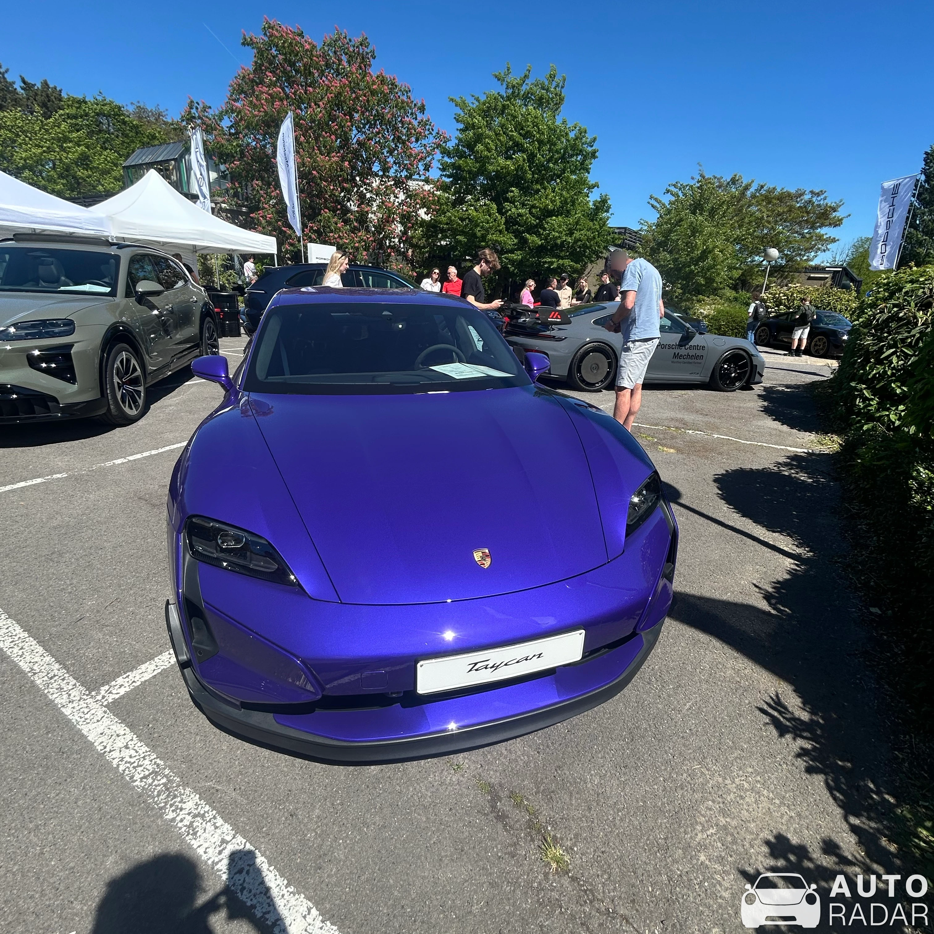 Porsche Taycan Turbo GT spotted in Leuven