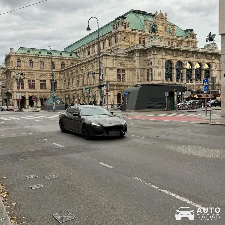 Maserati Quattroporte spotted in Wien, Austria
