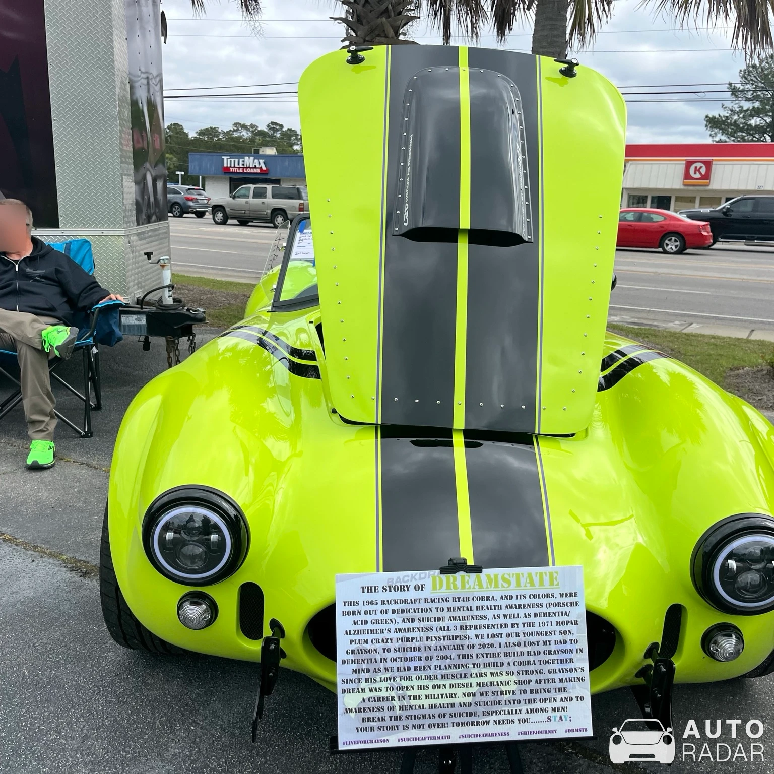 Backdraft Racing Cobra RT4B spotted in Summerville