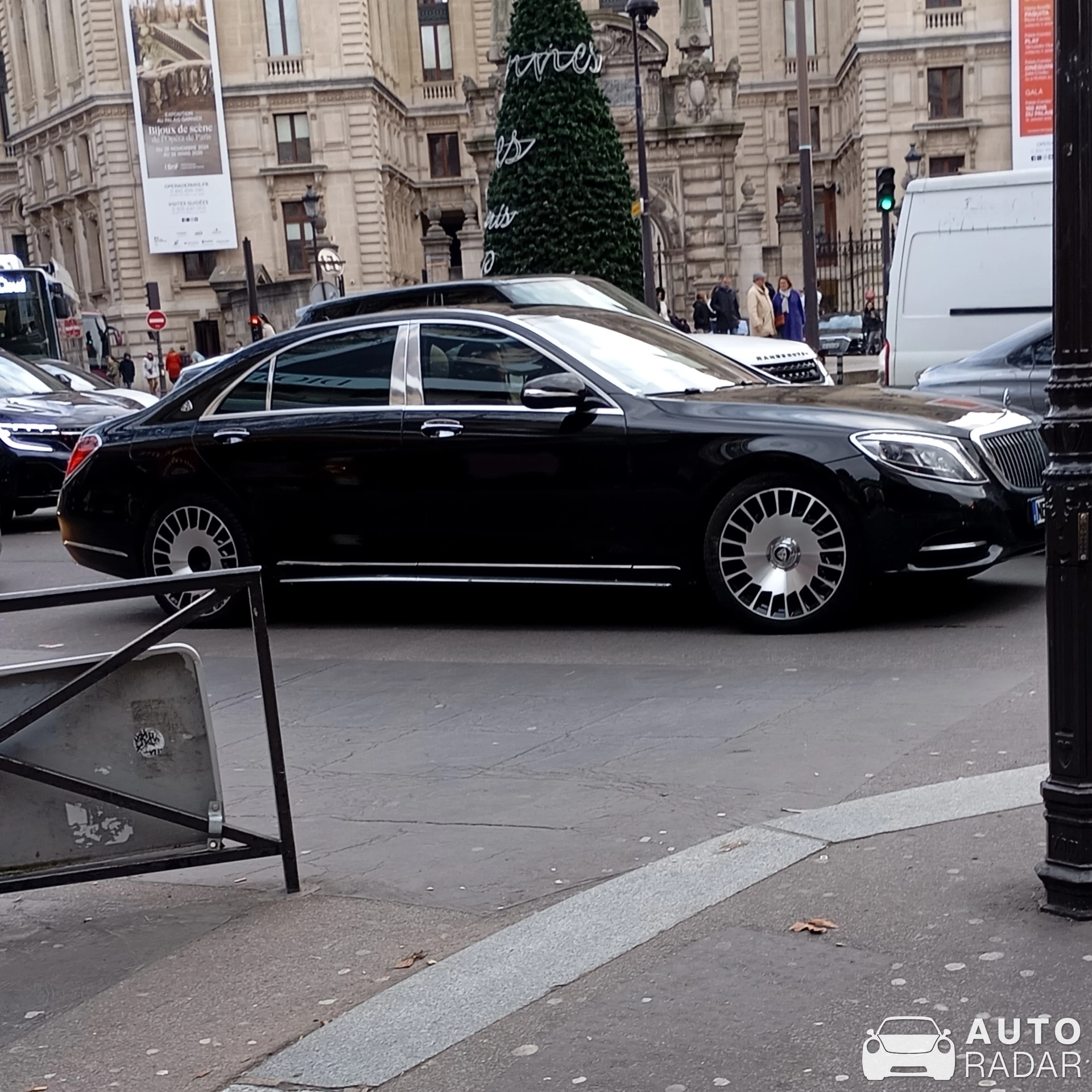 Mercedes-Maybach S 650 spotted in Paris, France