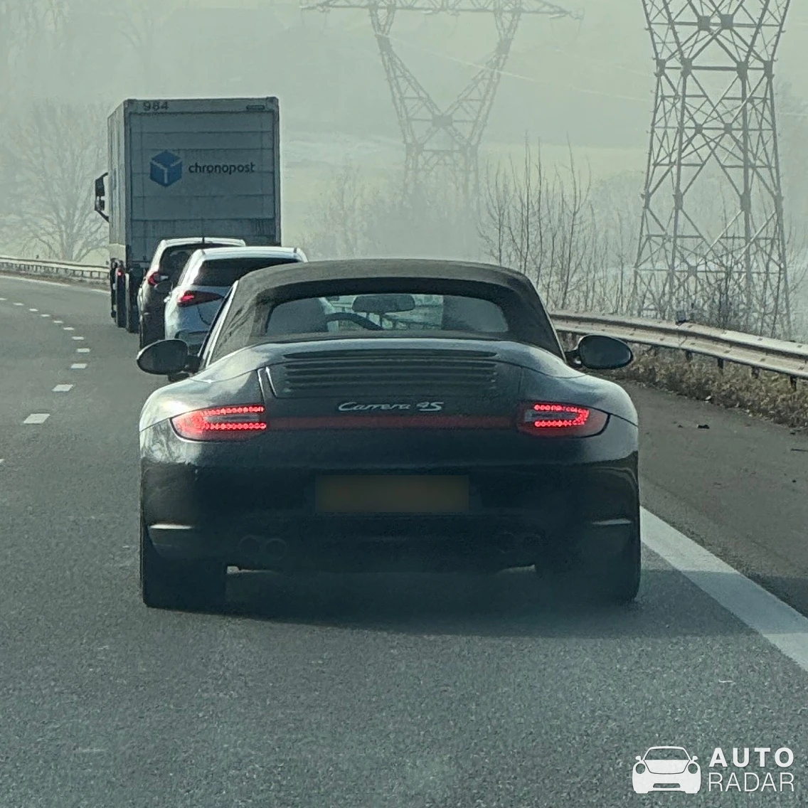 Porsche 997 Carrera 4S Cabriolet spotted in Montagny-les-Lanches, France
