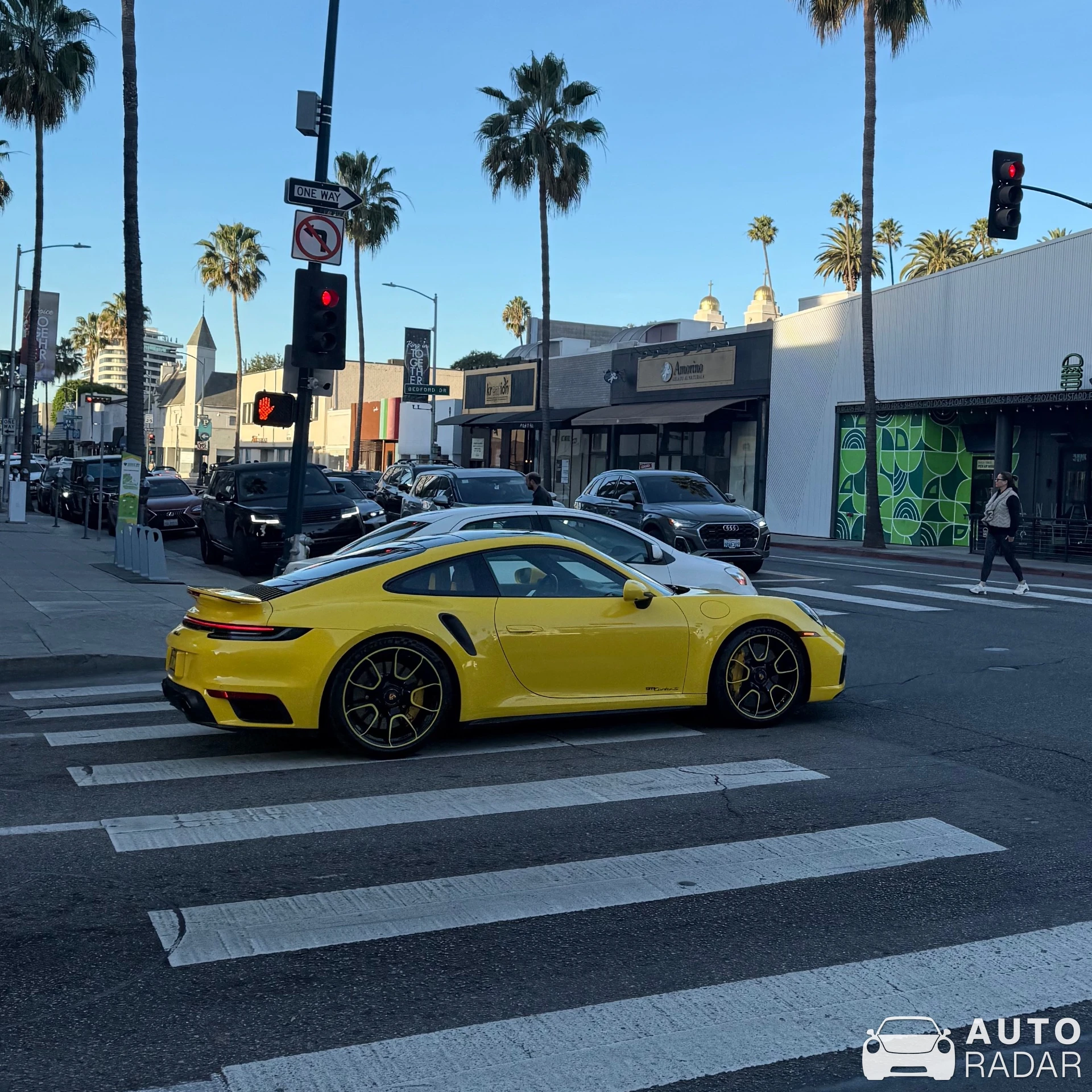Porsche 992 Turbo S MkI spotted in Beverly Hills, United States