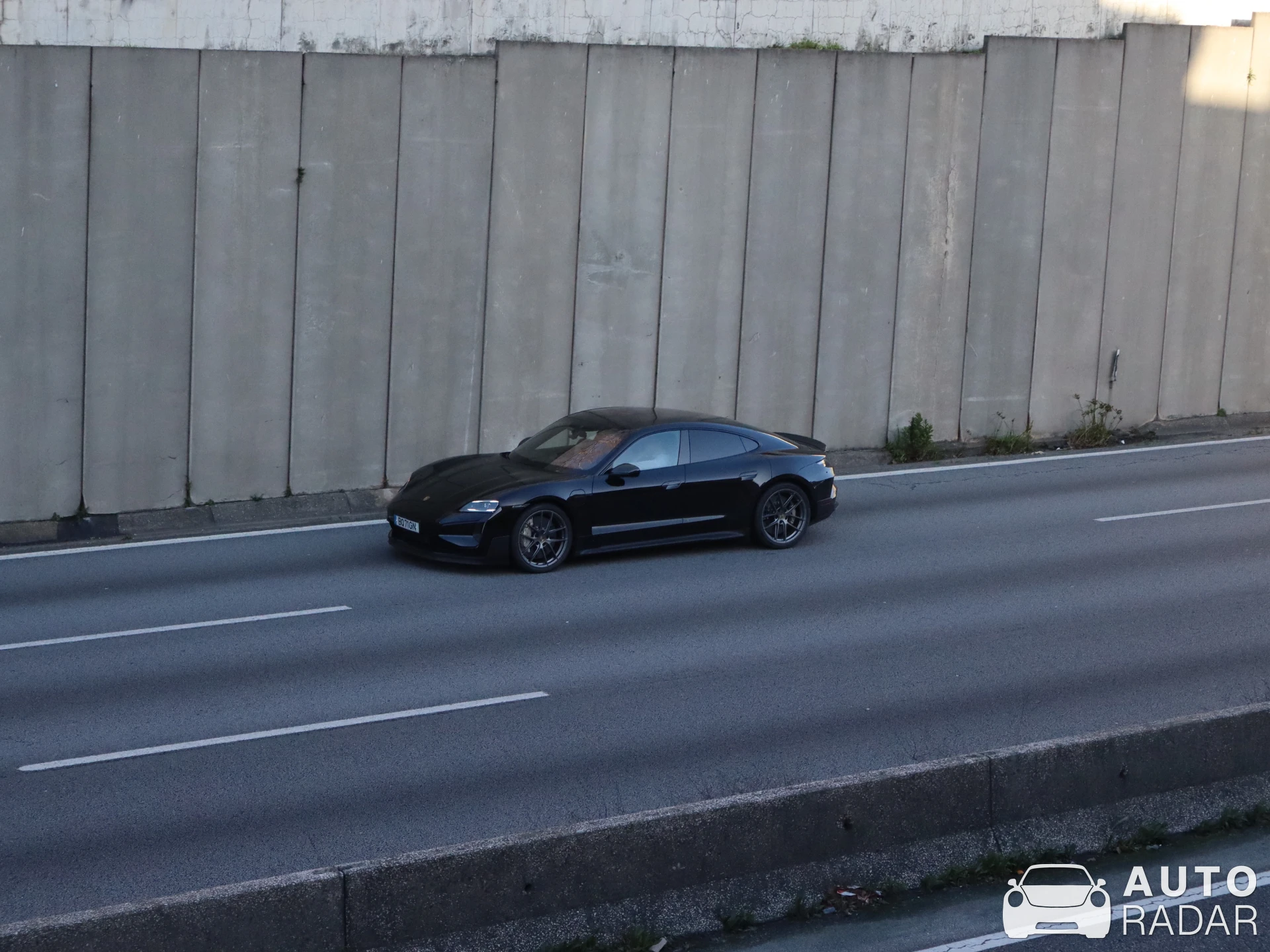 Porsche Taycan Turbo GT spotted in Porto, Portugal