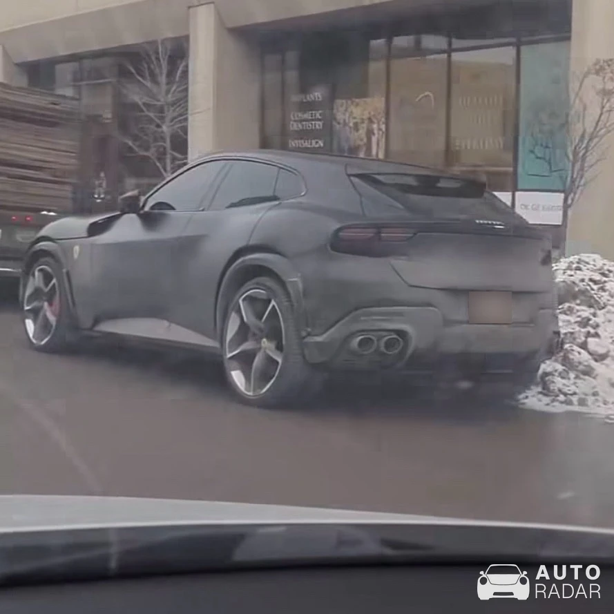 Ferrari Purosangue spotted in High River, Canada