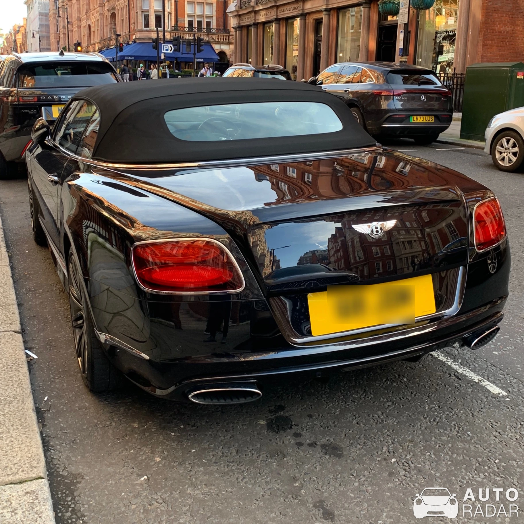 Bentley Continental GTC spotted in Greater London, United Kingdom