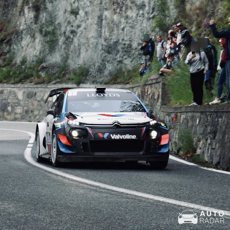 Citroën C3 WRC spotted in Saint-Christophe