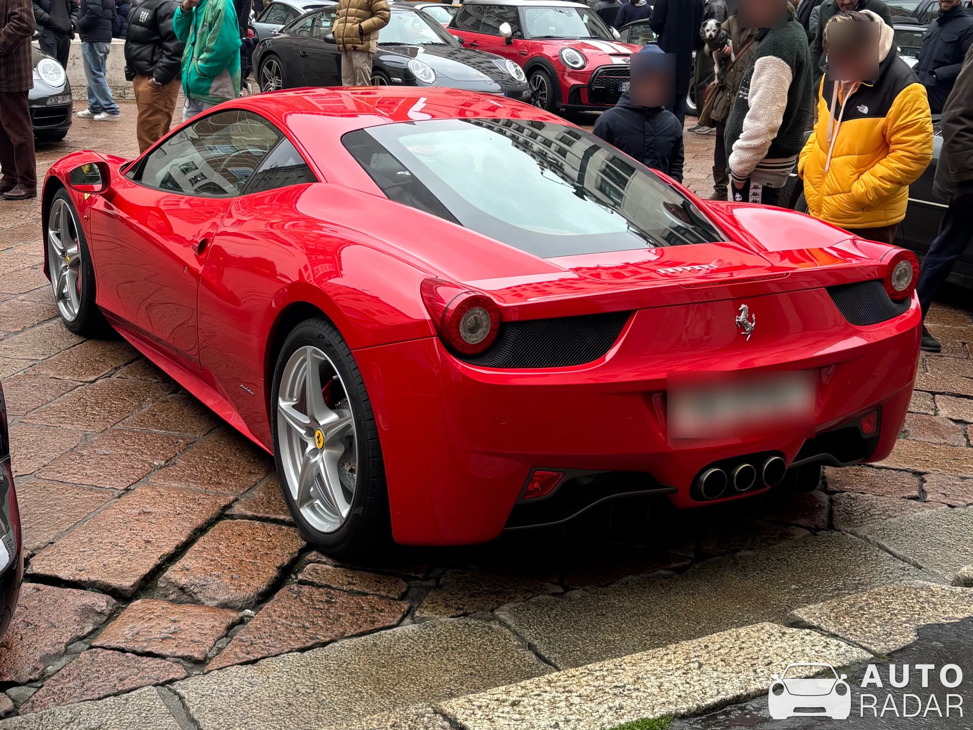 Ferrari 458 Italia spotted in Milano, Italy