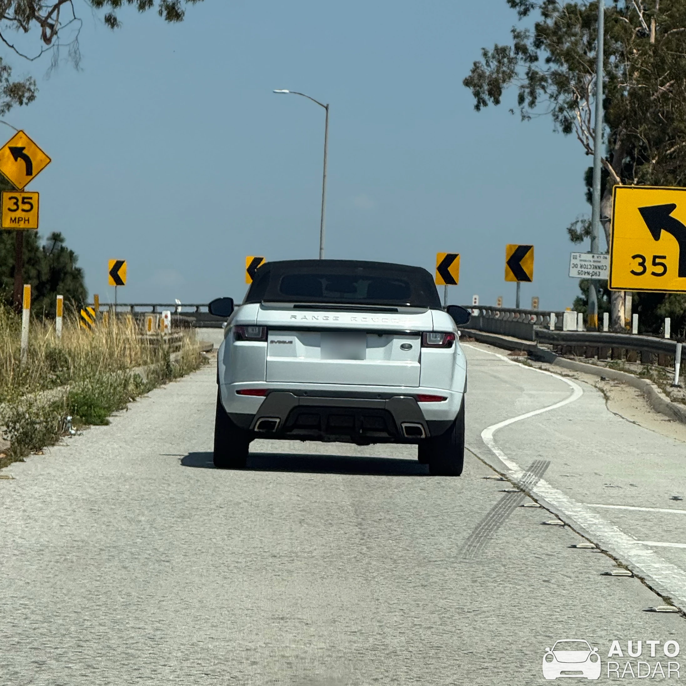Land Rover Range Rover Evoque Convertible spotted in Culver City, United States