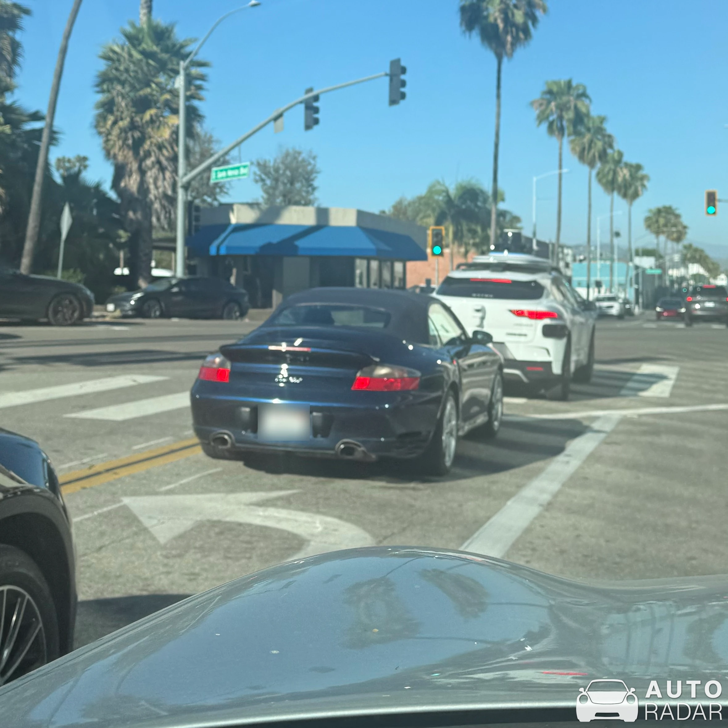 Porsche 996 Turbo Cabriolet spotted in Beverly Hills
