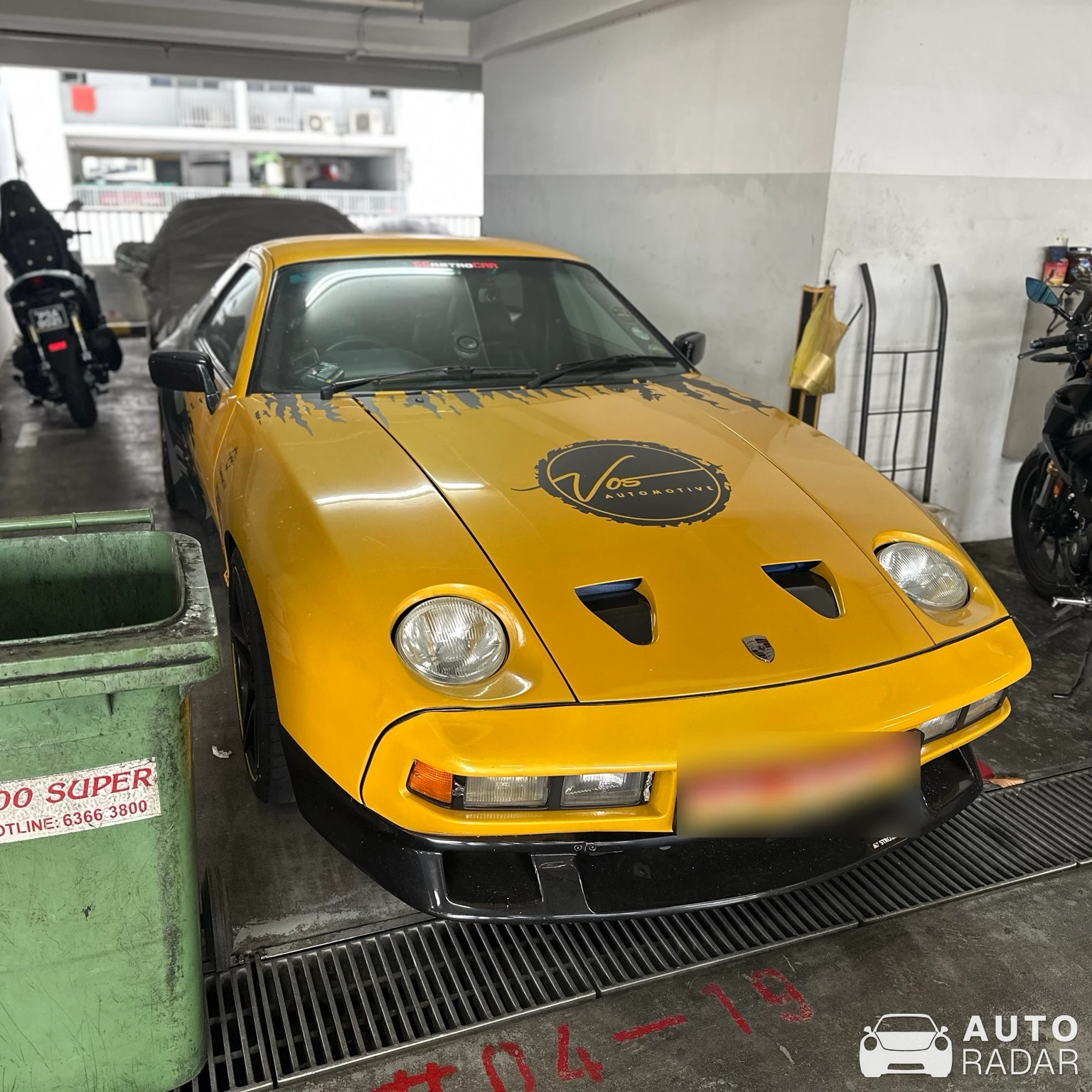 Porsche 928 S Strosek spotted in Singapore