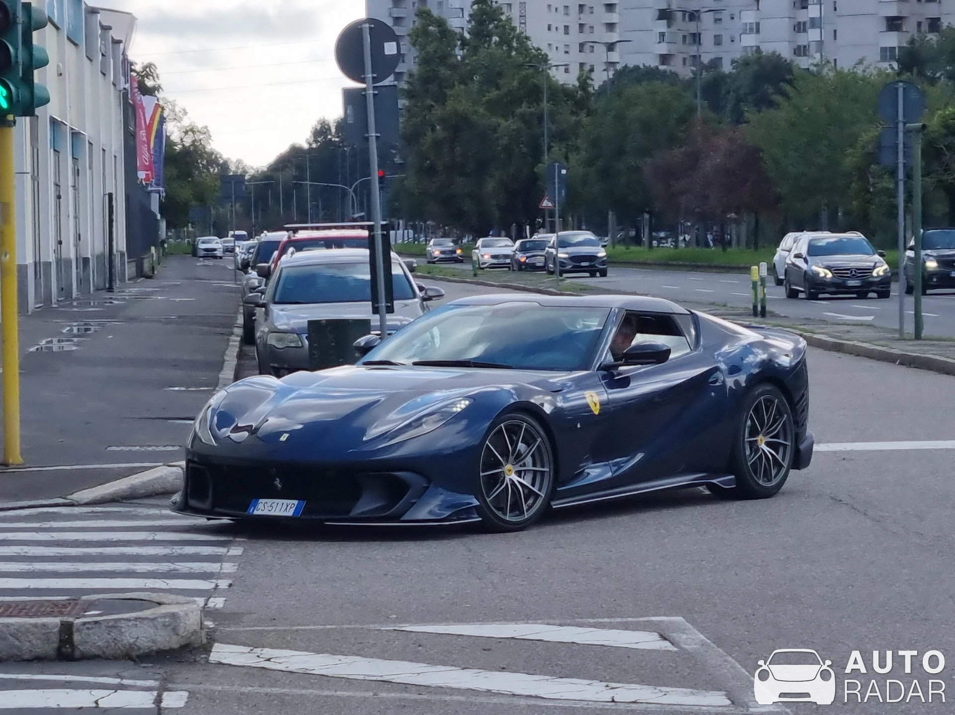 Ferrari 812 Competizione A spotted in Città metropolitana di Milano, Italia