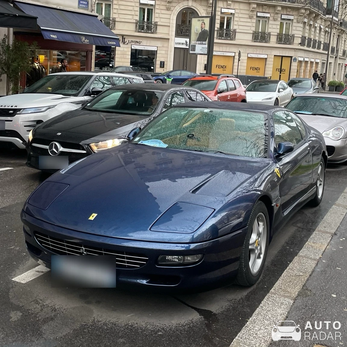Ferrari F355 Berlinetta spotted in Paris, France
