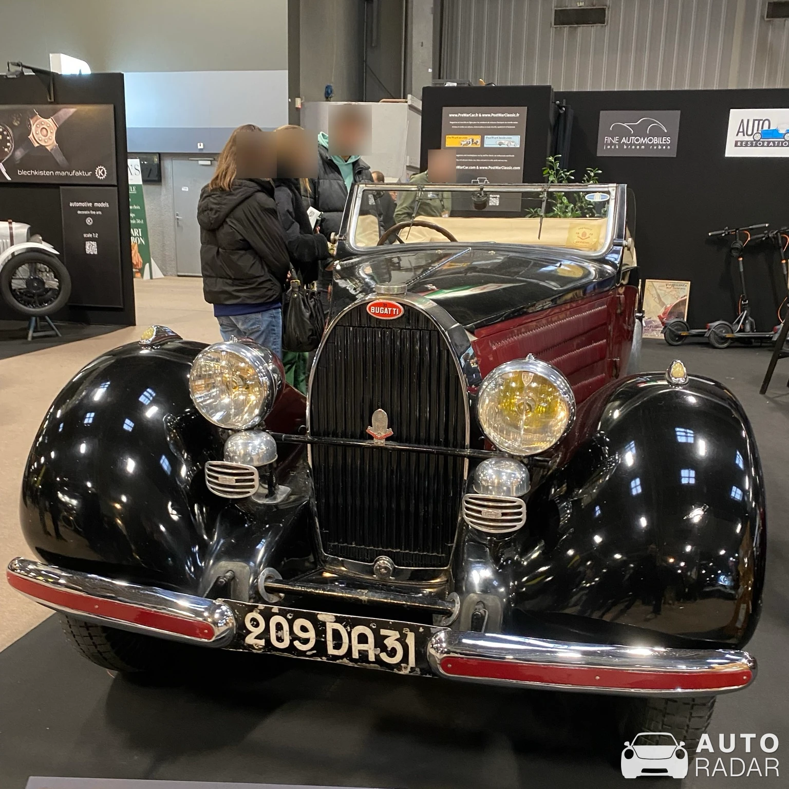 Bugatti Type 57S Atalante spotted in Paris