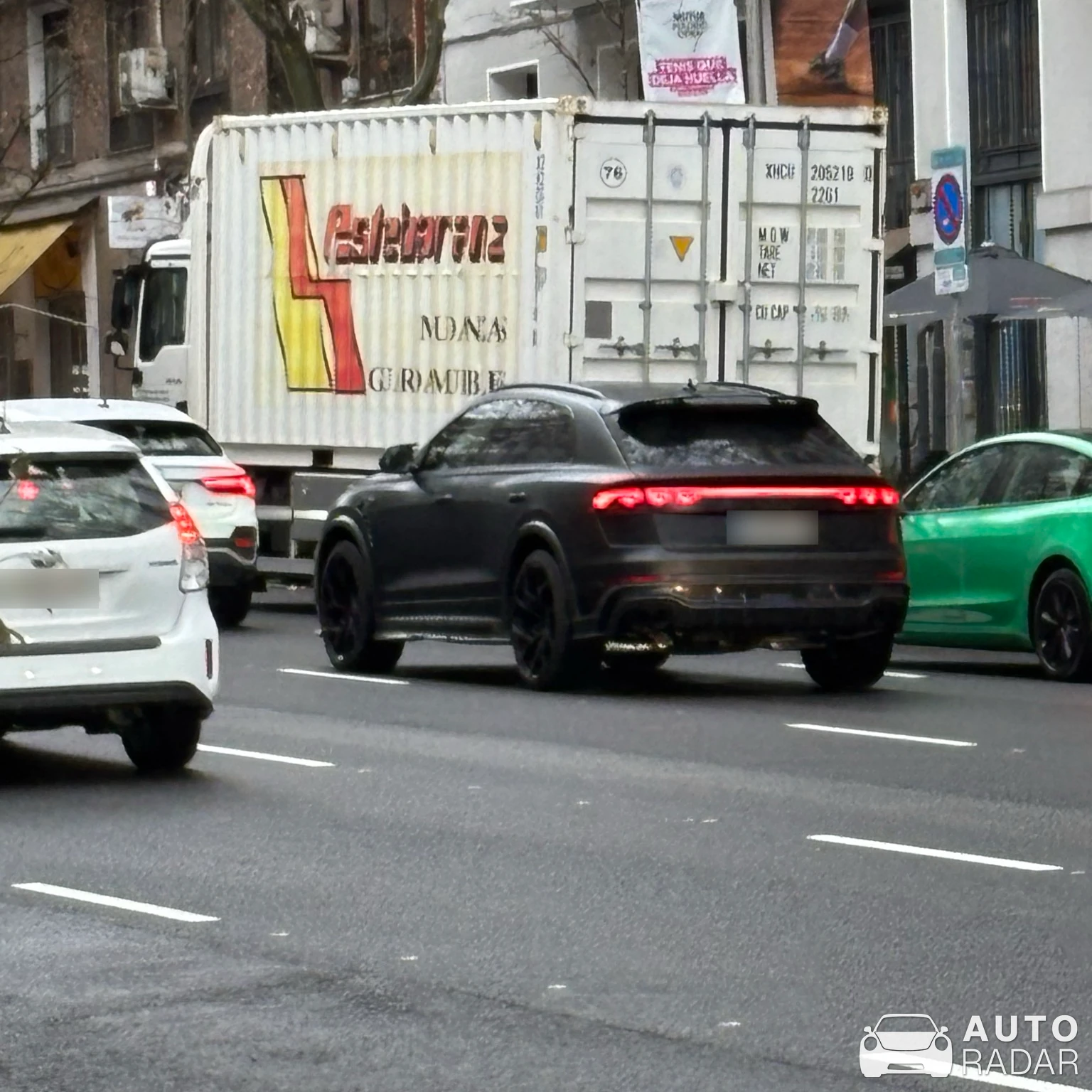 Audi RS Q8 spotted in Madrid, España