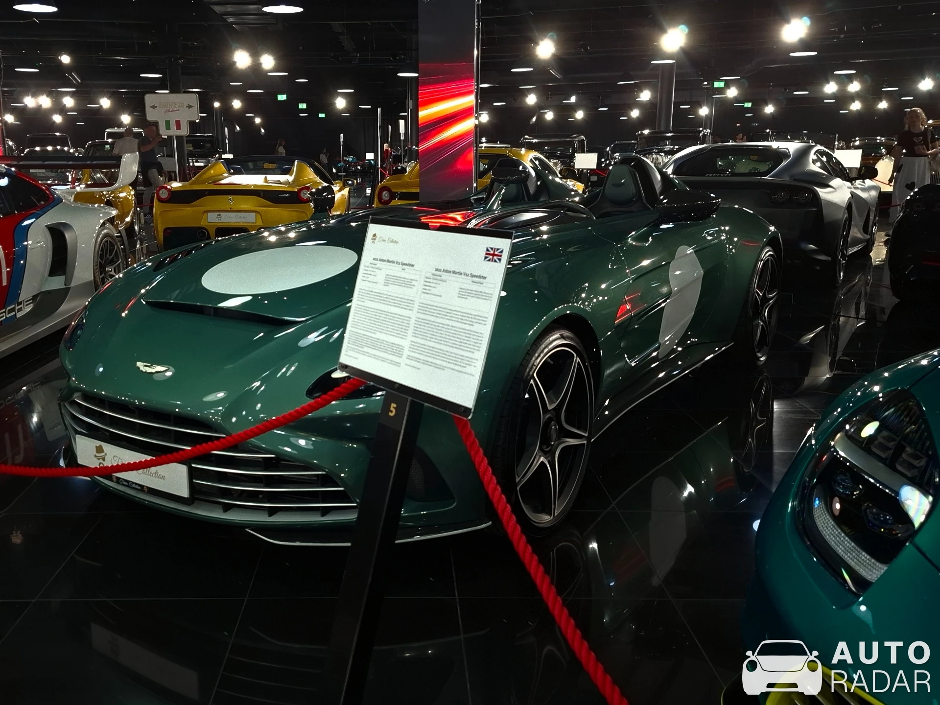 Aston Martin V12 Speedster spotted in Otopeni