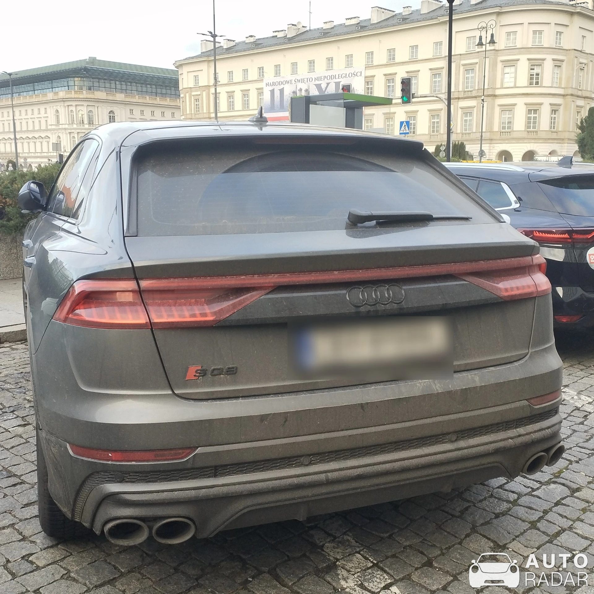 Audi SQ8 spotted in Warszawa, Poland