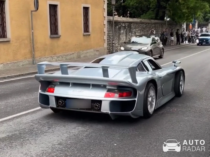 Porsche 996 GT1 Evolution spotted in Stroncone