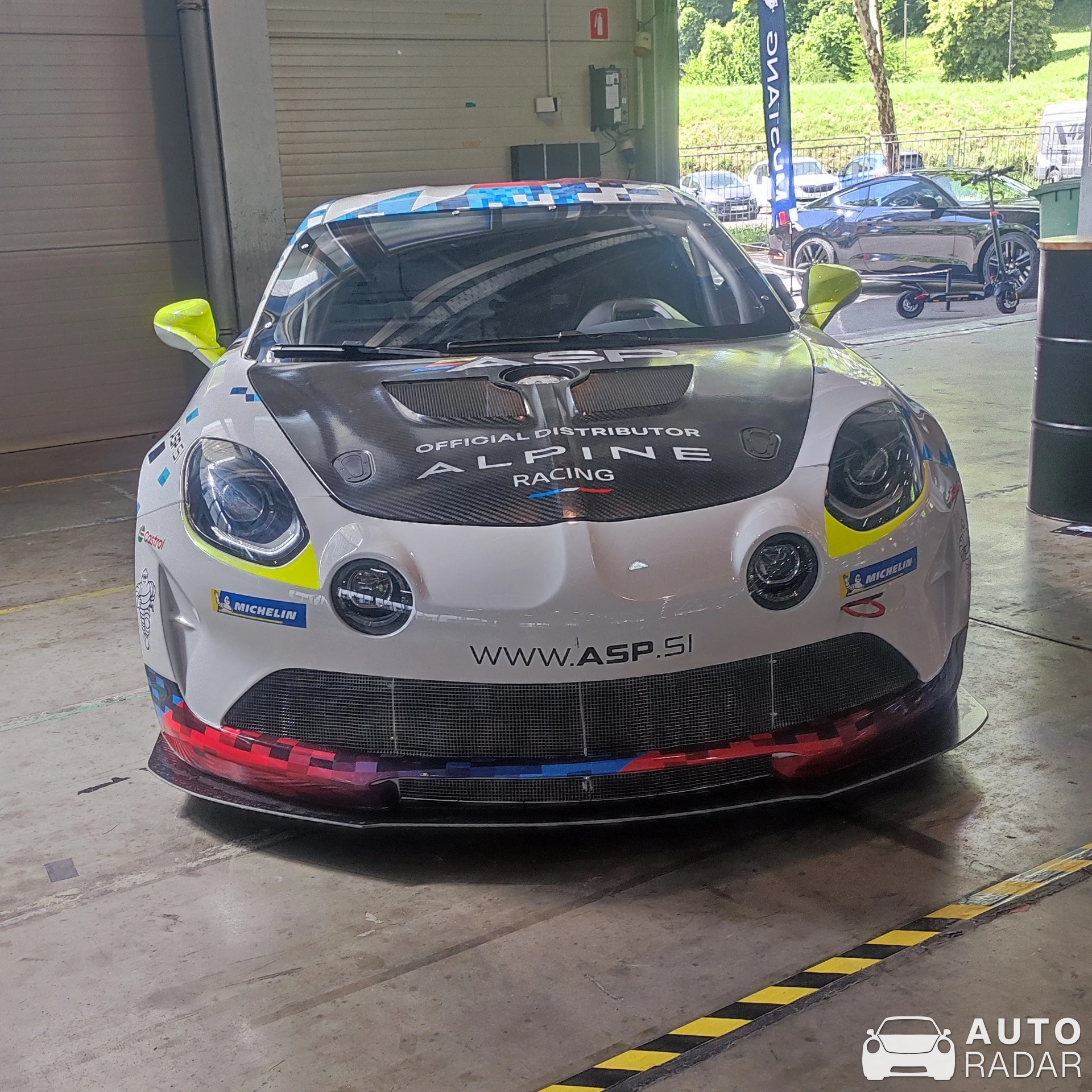Alpine A110 Cup spotted in Celje