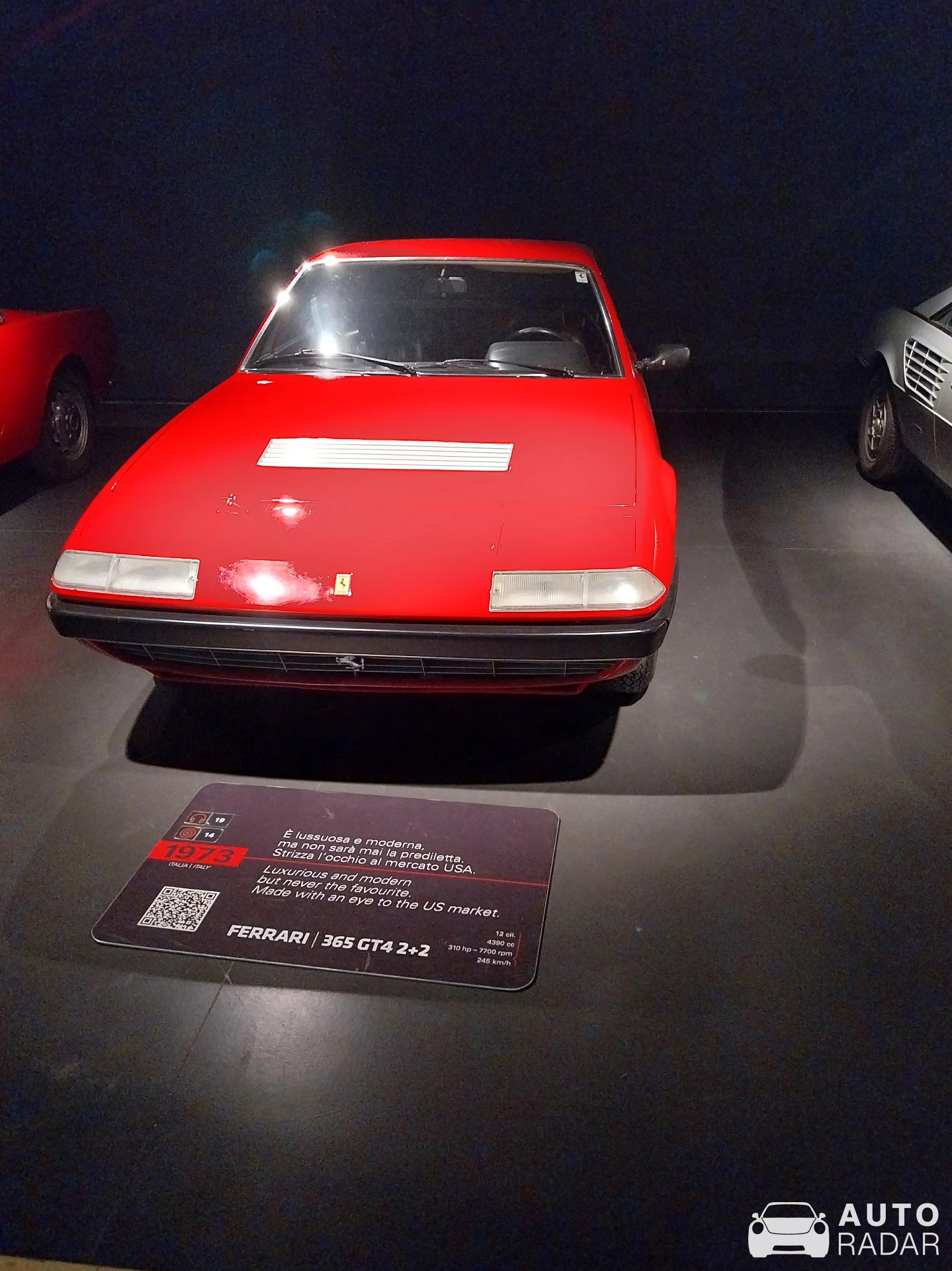 Ferrari 365 GT4 2+2 spotted in Torino