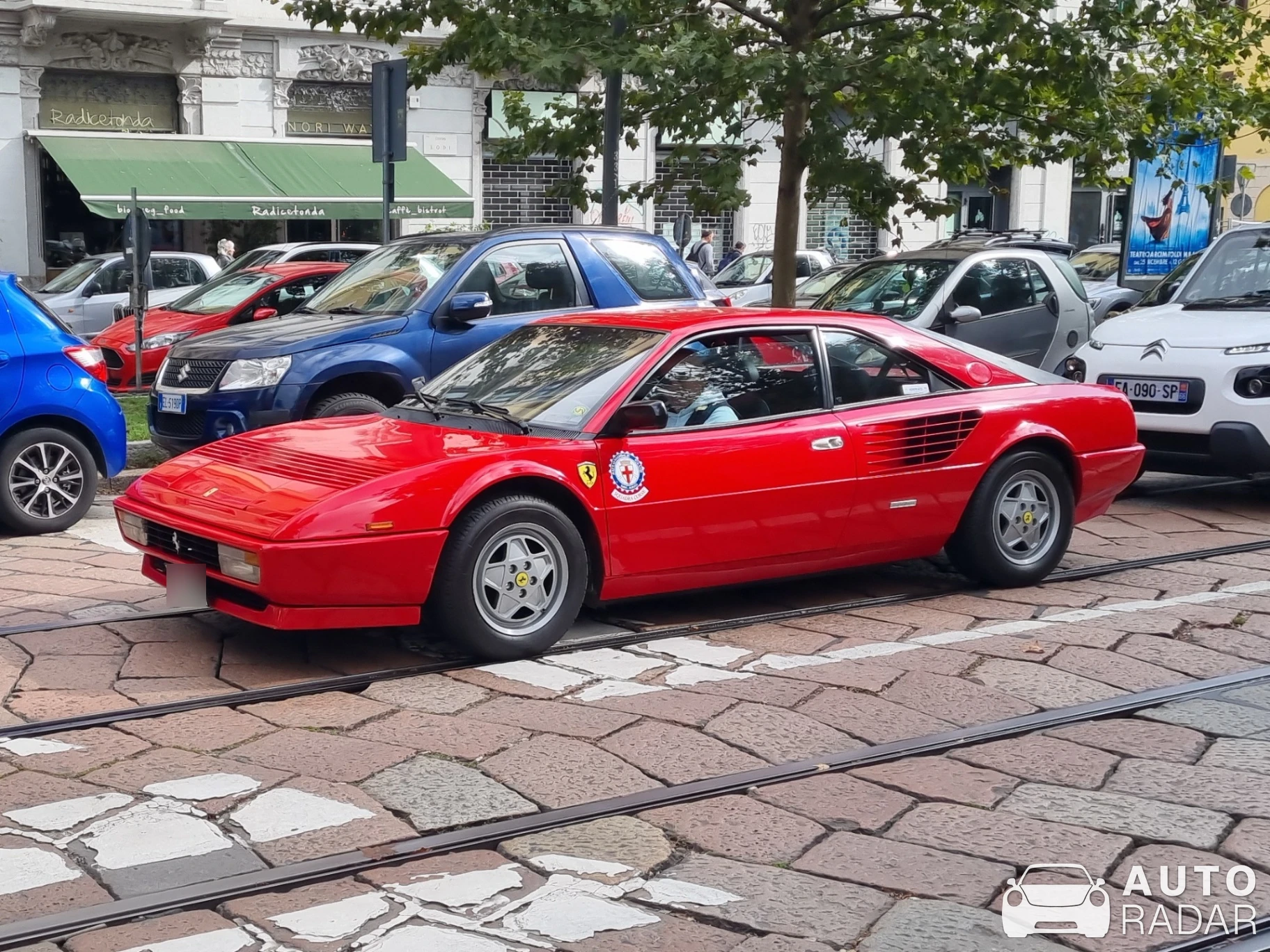 Ferrari Mondial 3.2 spotted in Milano, Italia
