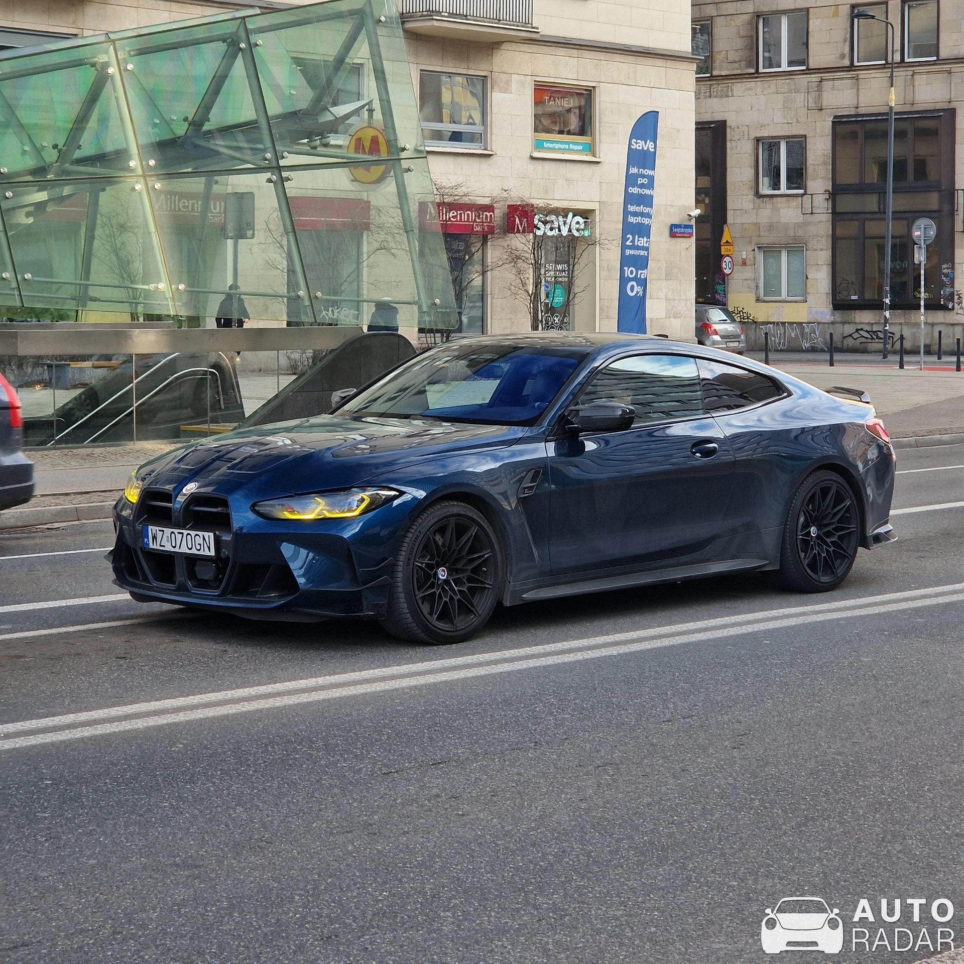BMW M4 G82 Coupé Competition Vorsteiner spotted in Warszawa, Polska
