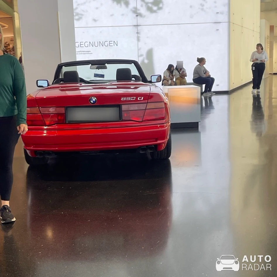 BMW 850Ci E31 Cabriolet Prototype spotted in München