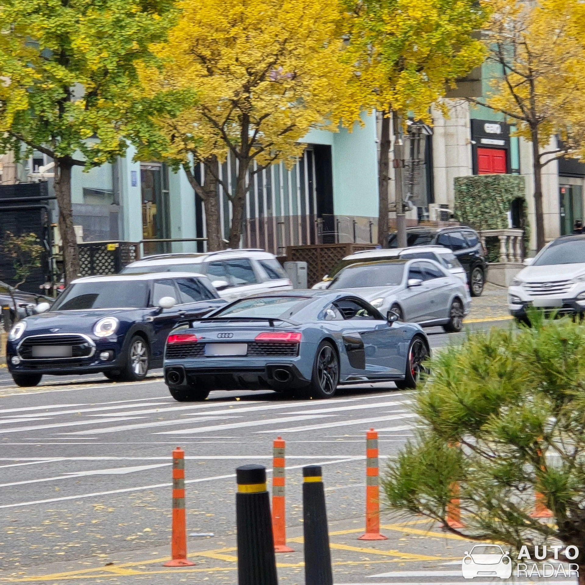 Audi R8 V10 spotted in 강남구, 대한민국