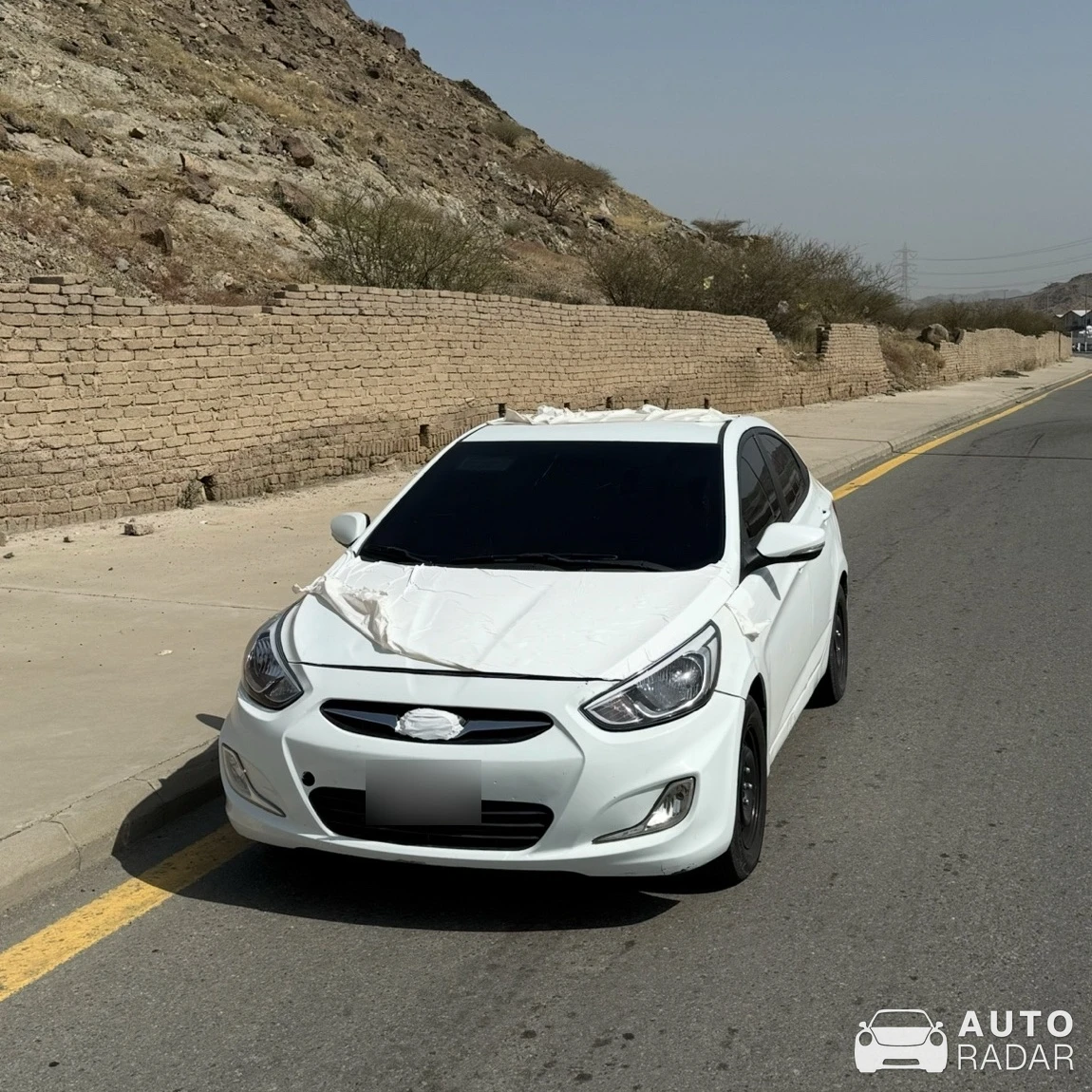 Hyundai Accent spotted in مكة