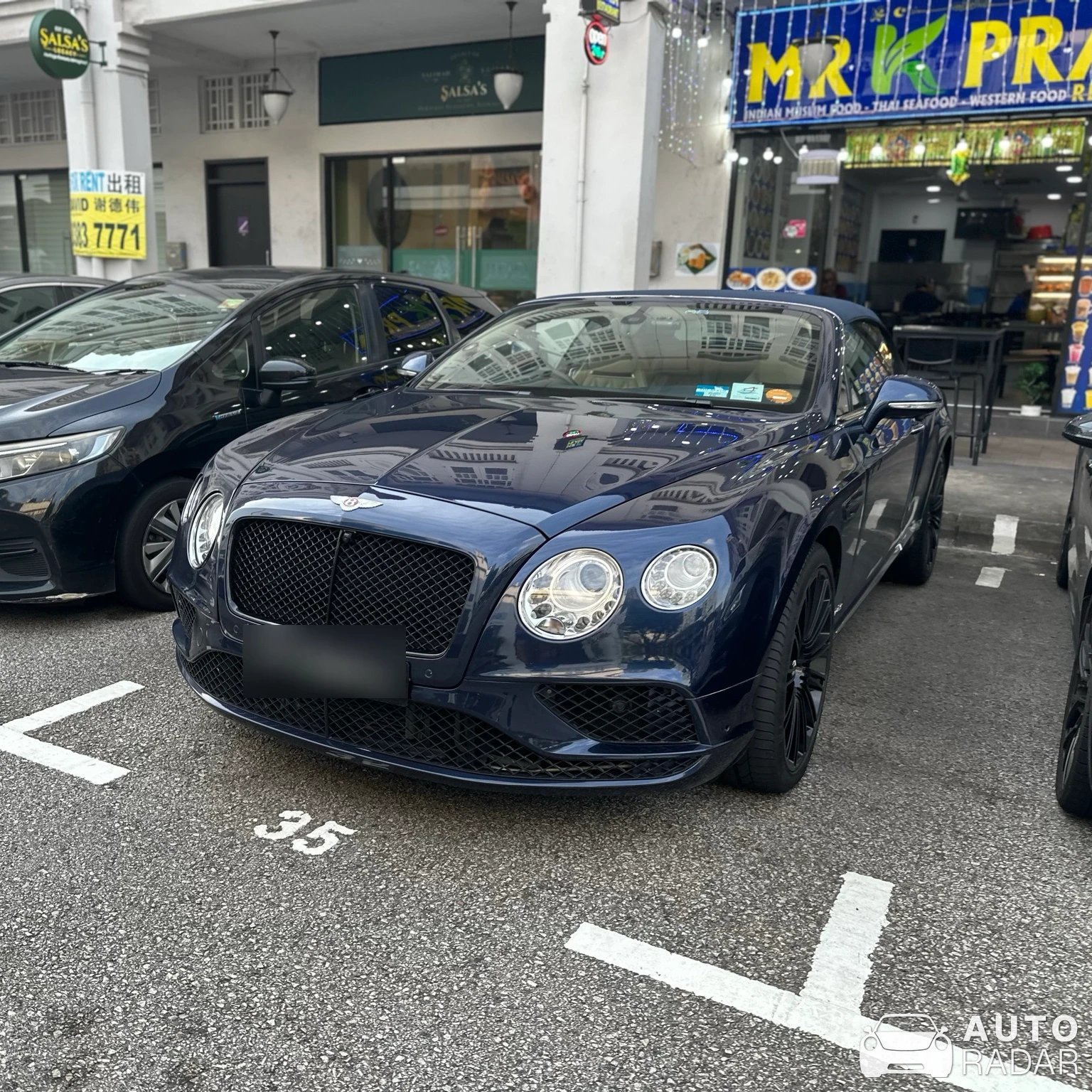 Bentley Continental GTC V8 S spotted in Singapore