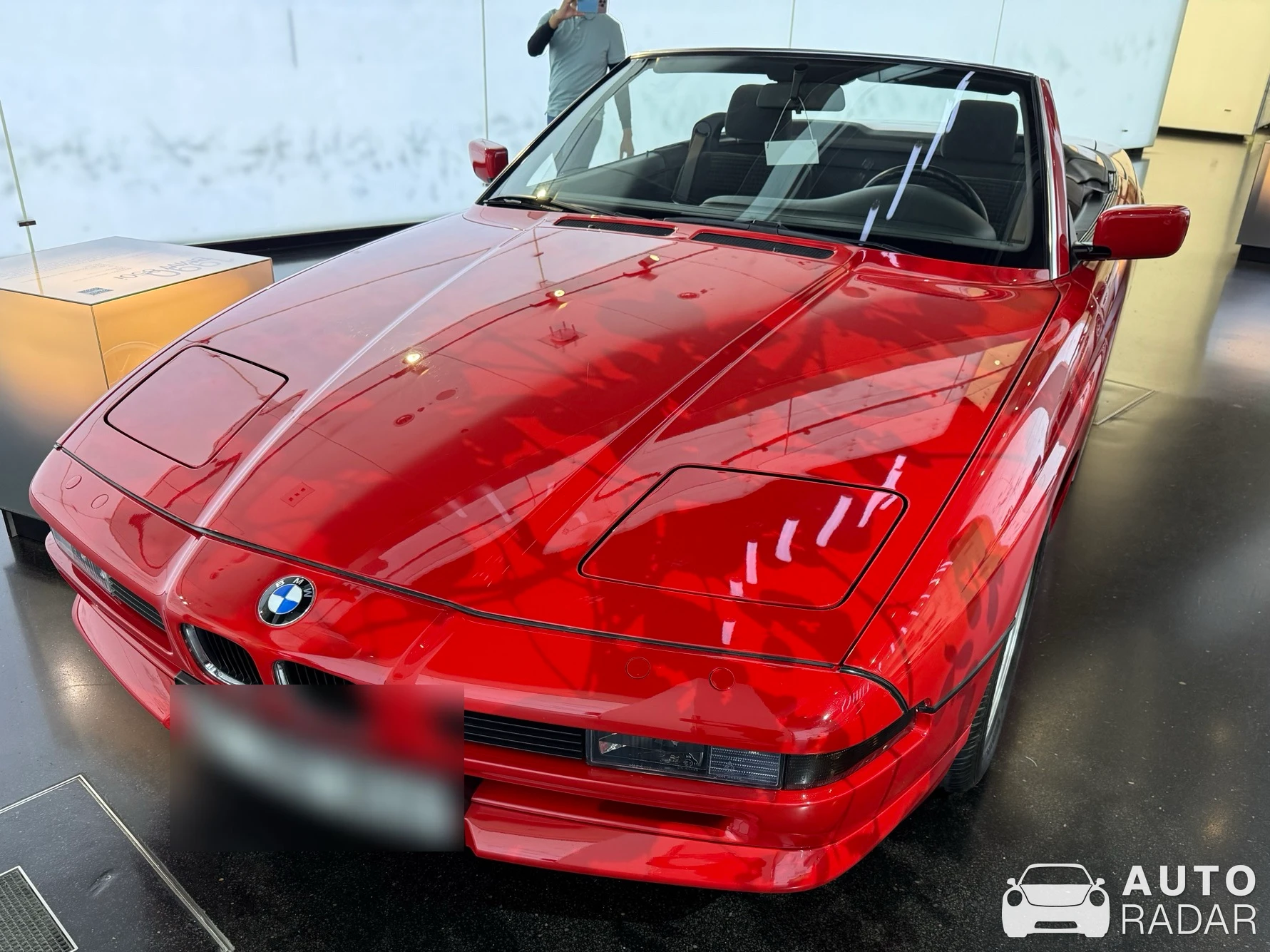 BMW 850Ci E31 Cabriolet Prototype spotted in München